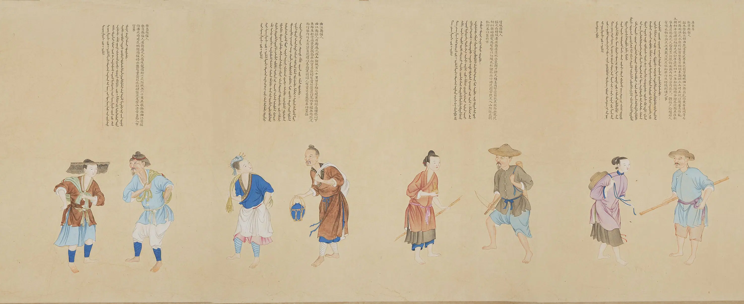 清代【清人】《画职贡图卷-1》 第18张 清代【清人】《画职贡图卷-1》 第18张