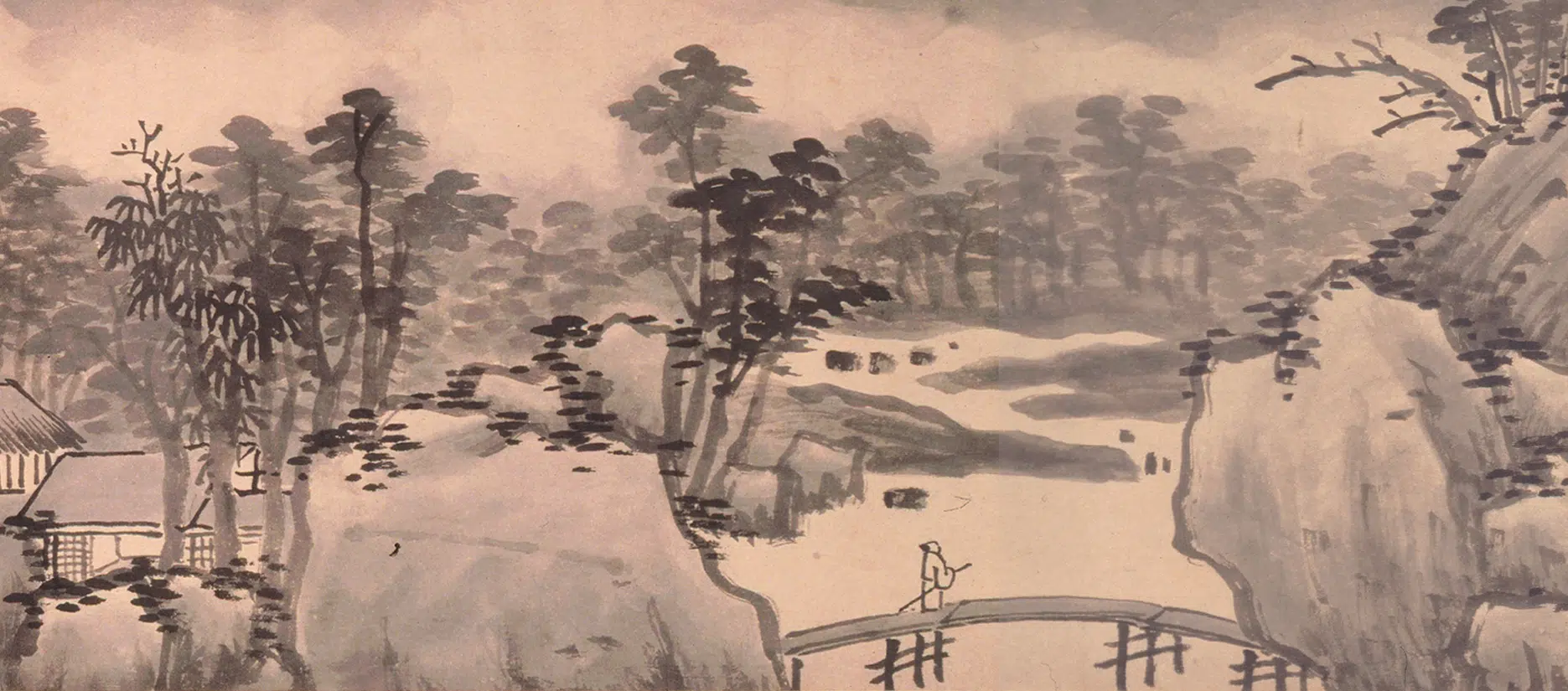 明朝【沈周】《西山云霭图卷》 第3张