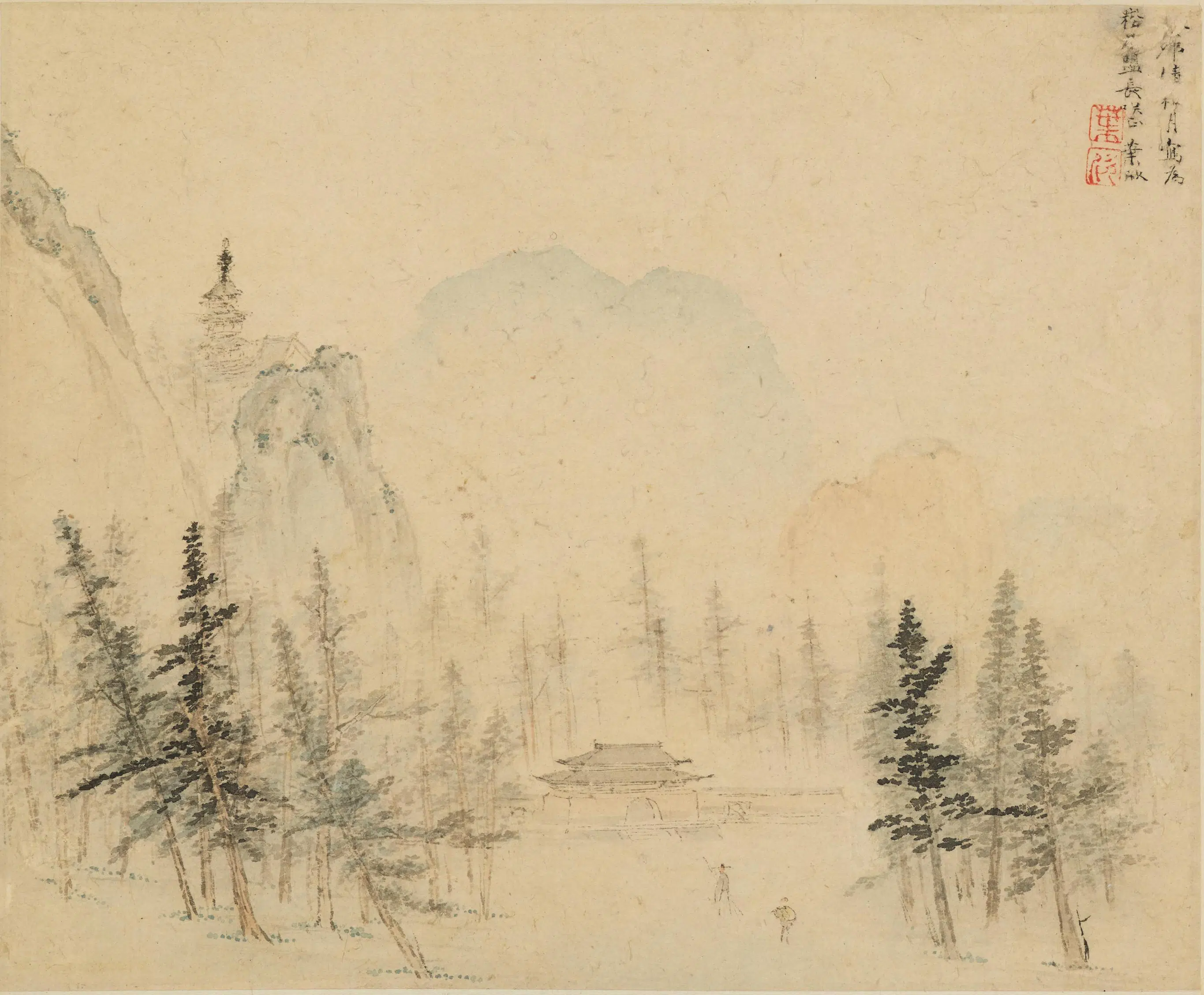 清代【叶欣】《山水图册-2》 第4张