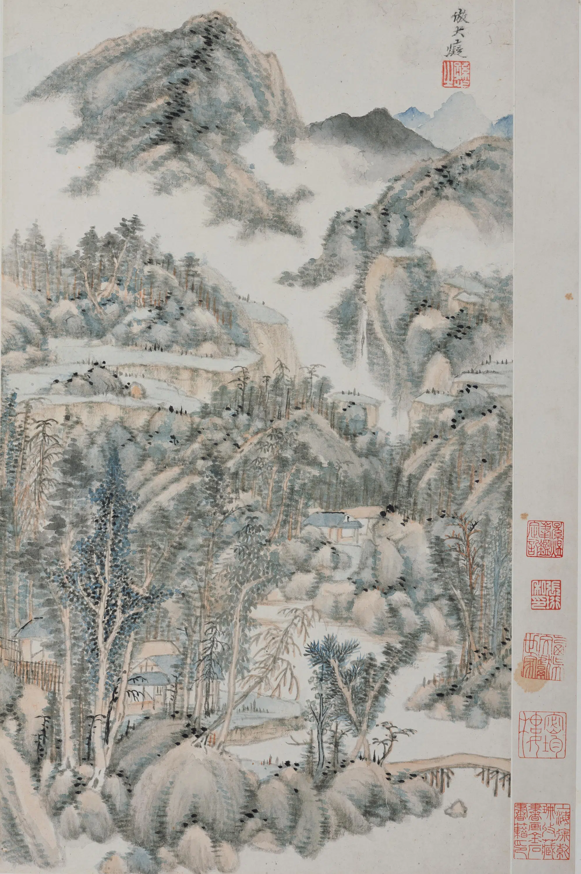 清代【王时敏】《山水图册-2》 第2张