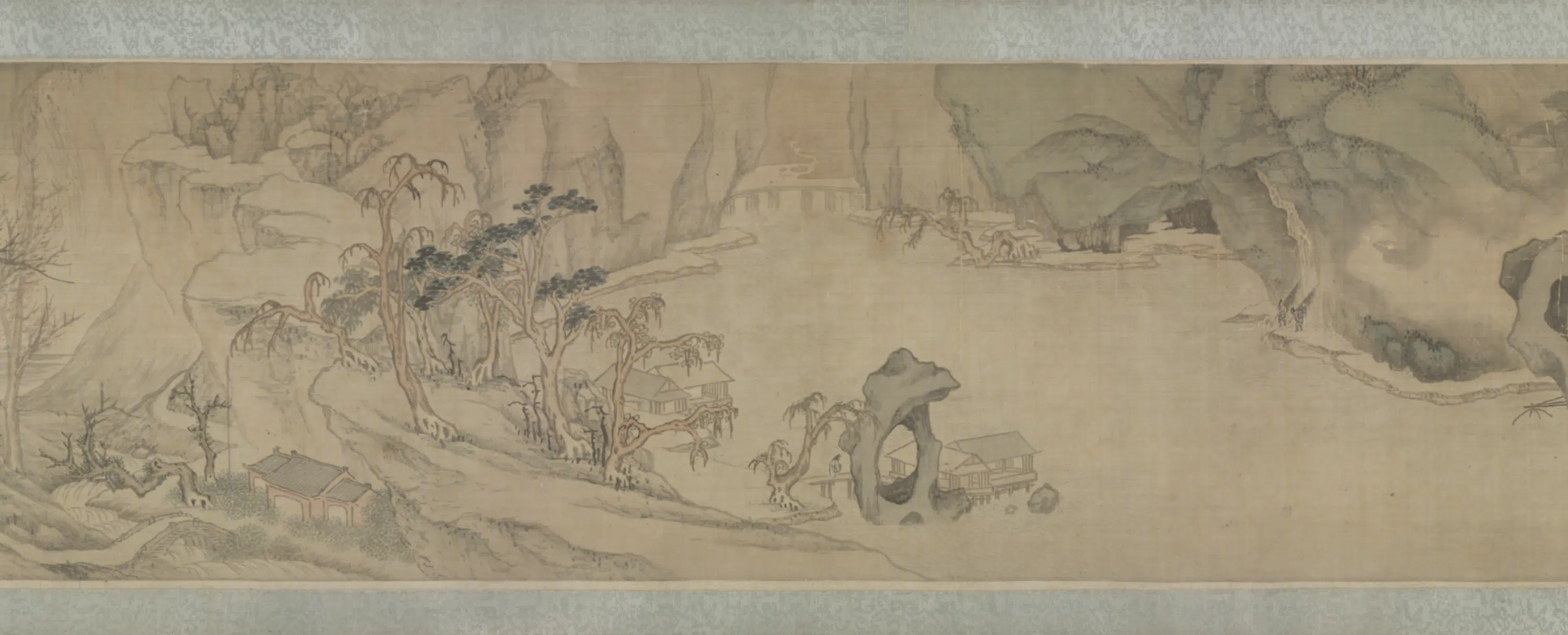 明朝【侯懋功】《溪山深秀卷》 第2张