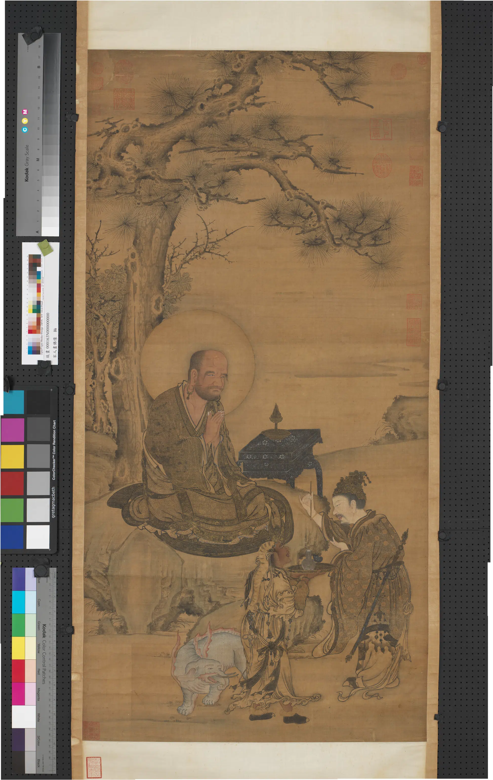 宋代《宋人画佛像图轴-1》