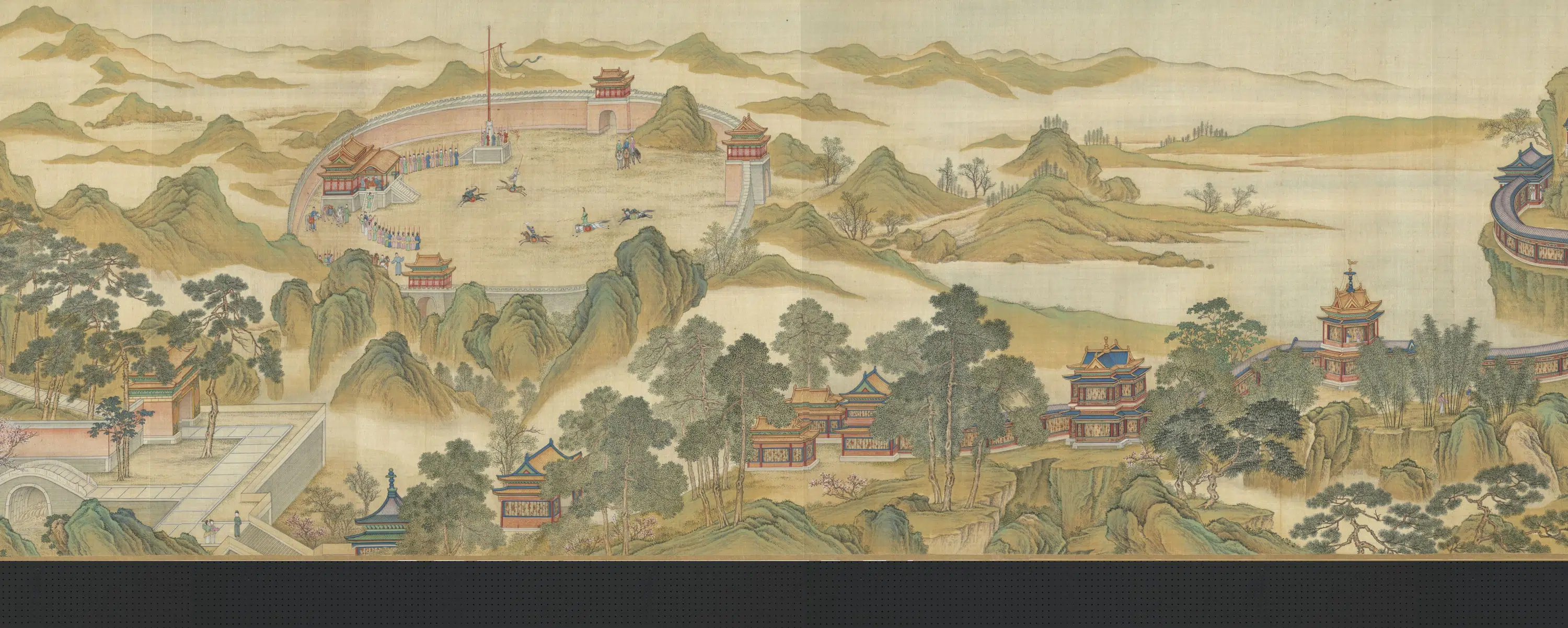 清代【周鲲】《院本汉宫春晓图》 第39张