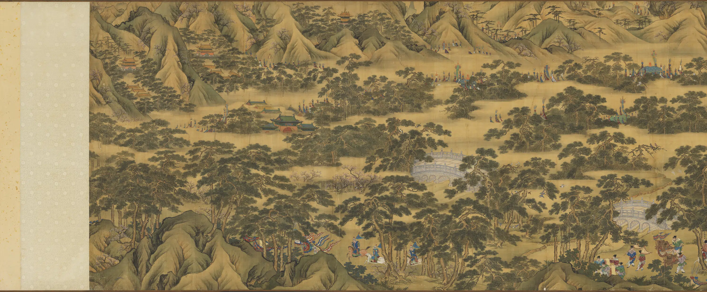 明朝《明人画出警图卷》