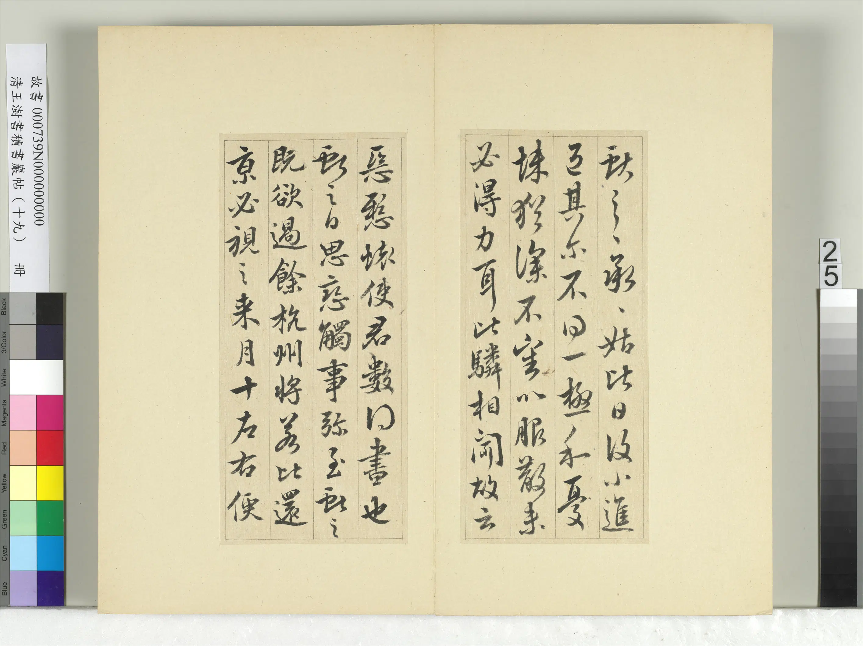 清代【王澍】《书积书岩帖（十九）册》