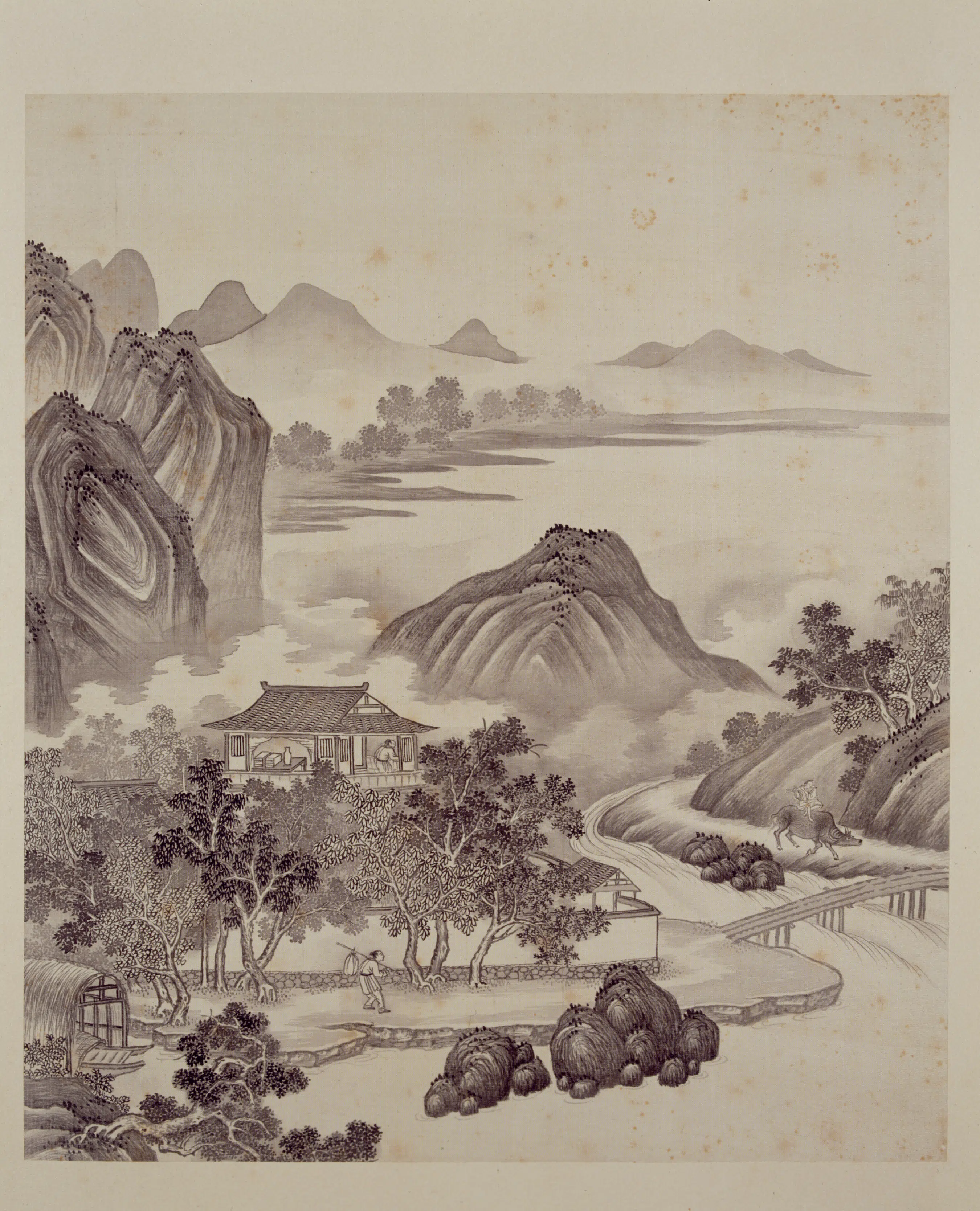 清代【张雨森】《山静日长图册（11开）》 第9张
