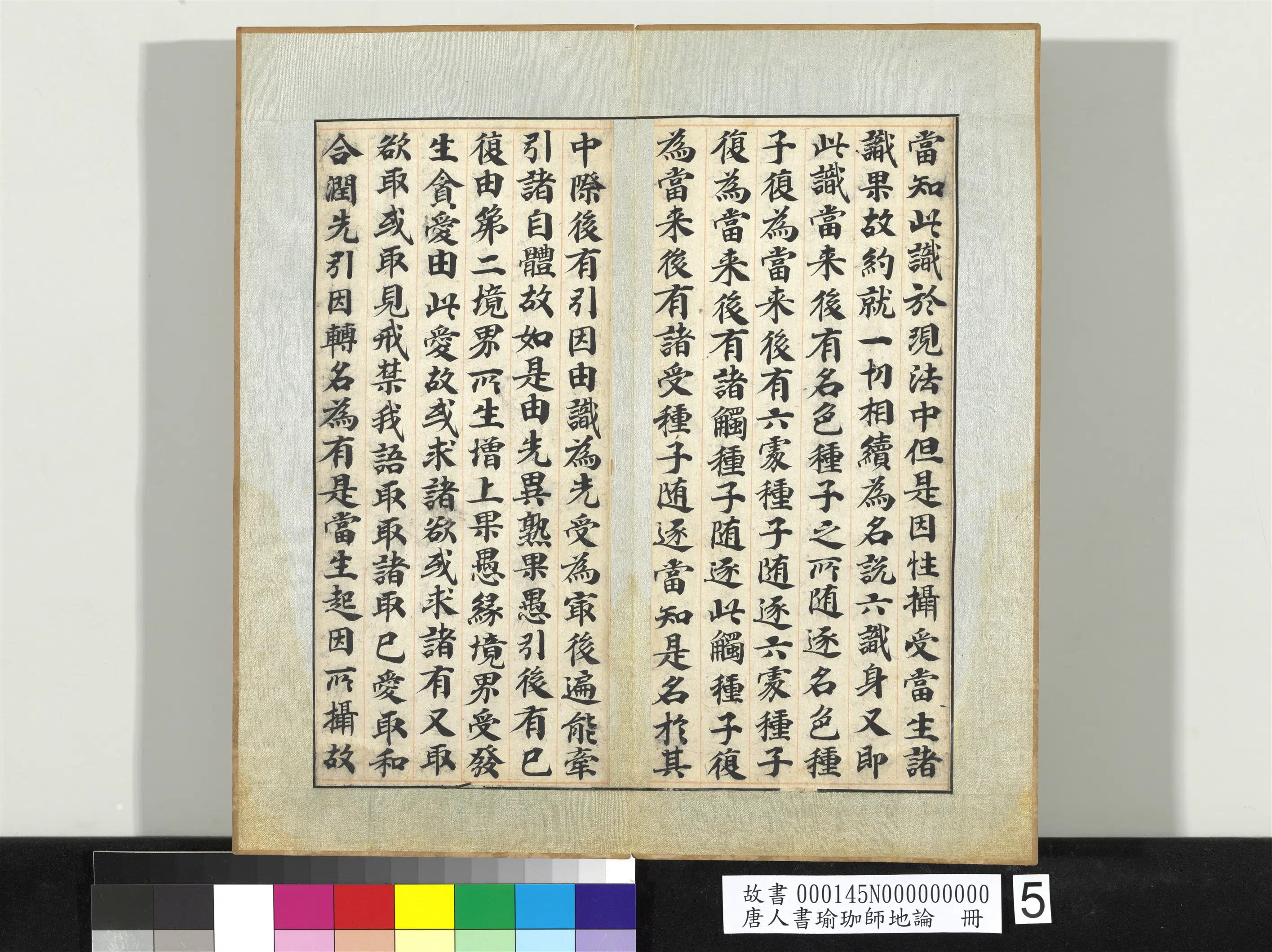 唐朝《唐人书瑜珈师地论册》 第46张 唐朝《唐人书瑜珈师地论册》 第46张