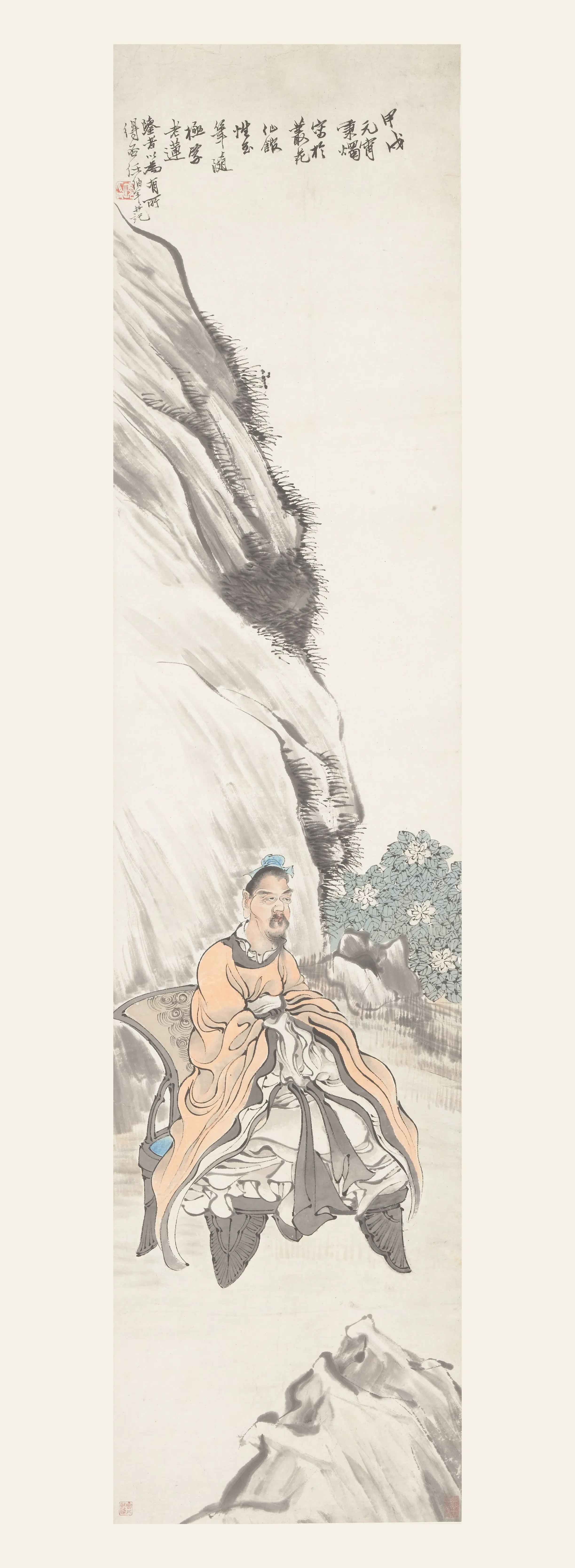 清代【任伯年（任颐）】《人物图轴-2》