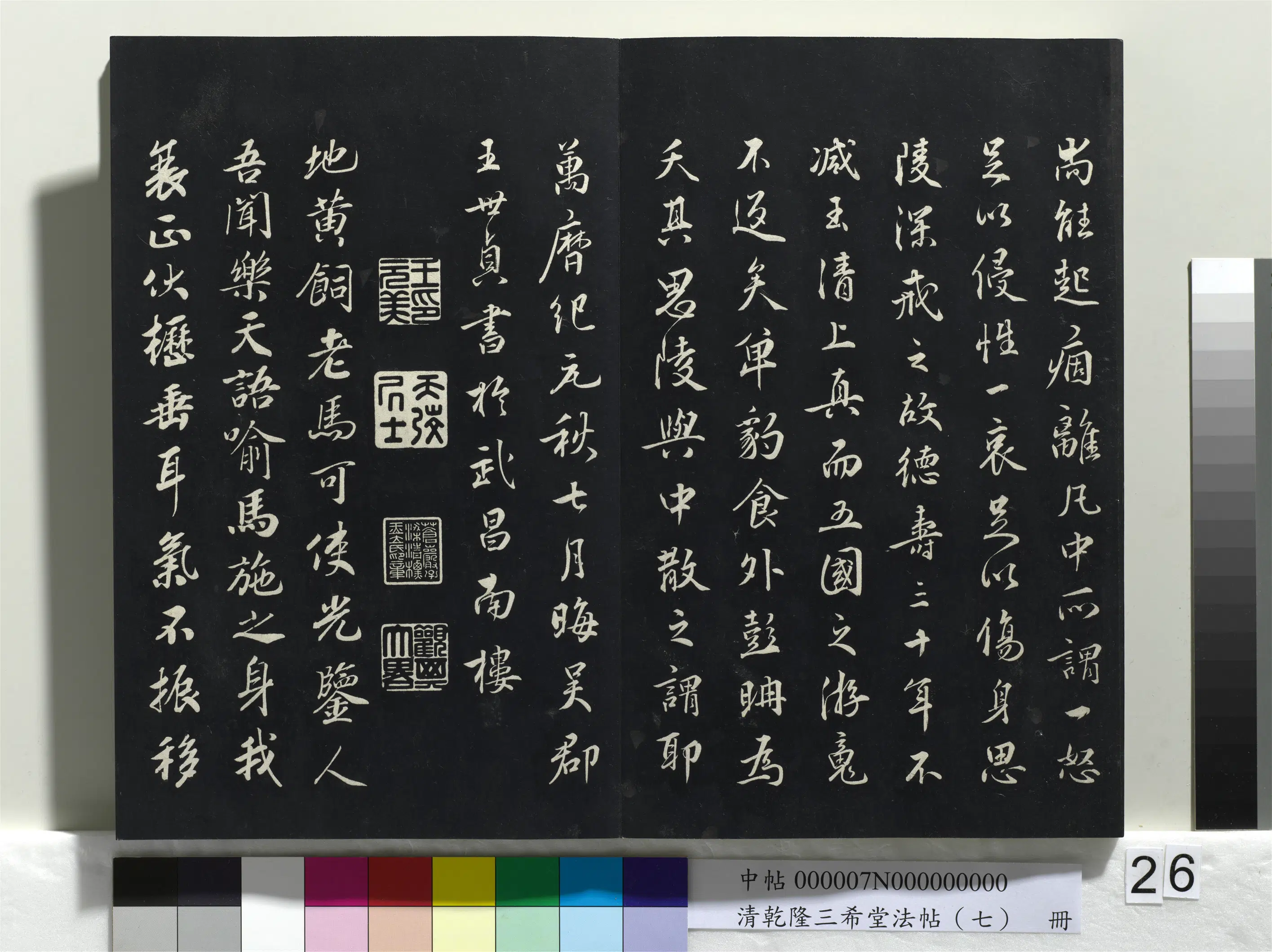南宋【赵构-宋高宗】《乾隆三希堂法帖（七）册-宋高宗真草书嵇康养生论》 第17张