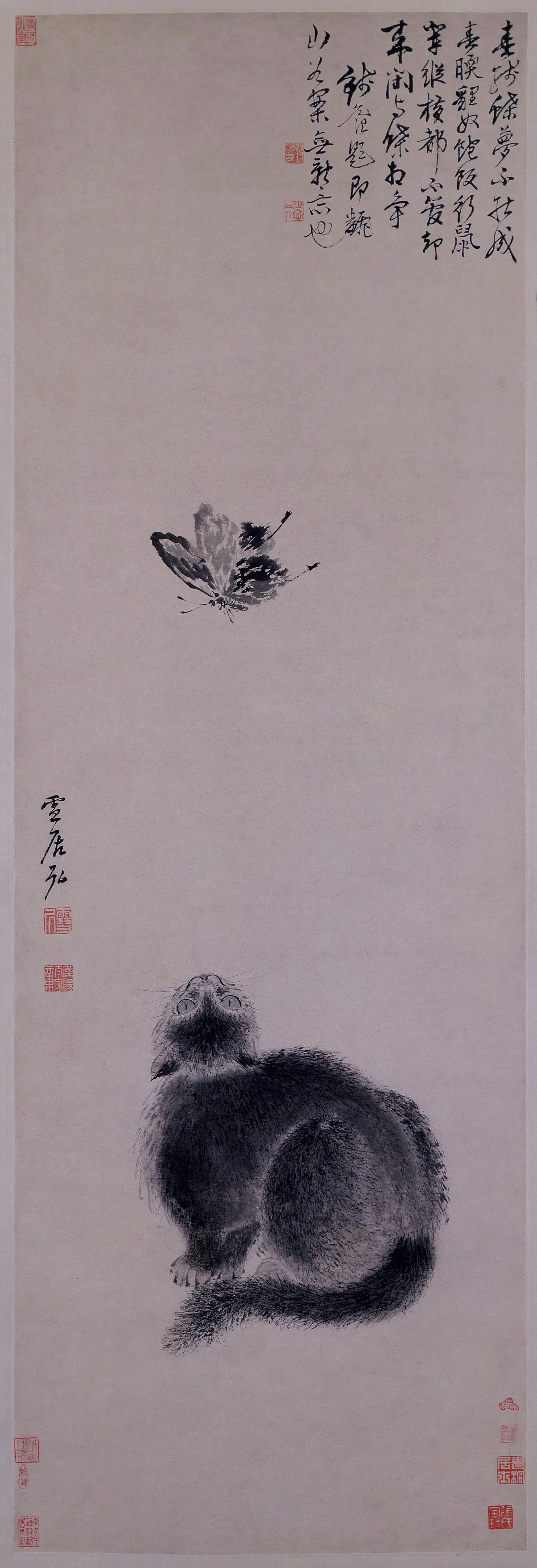 明朝【孙克弘】《耄耋图轴》
