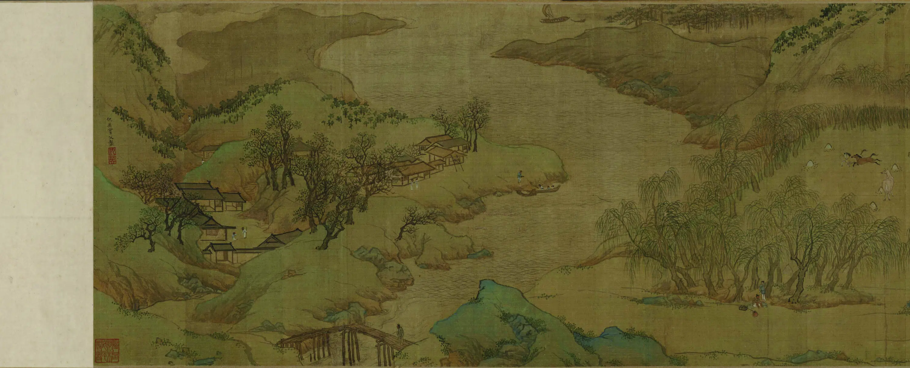 明朝【仇英】《归汾图卷》 第5张