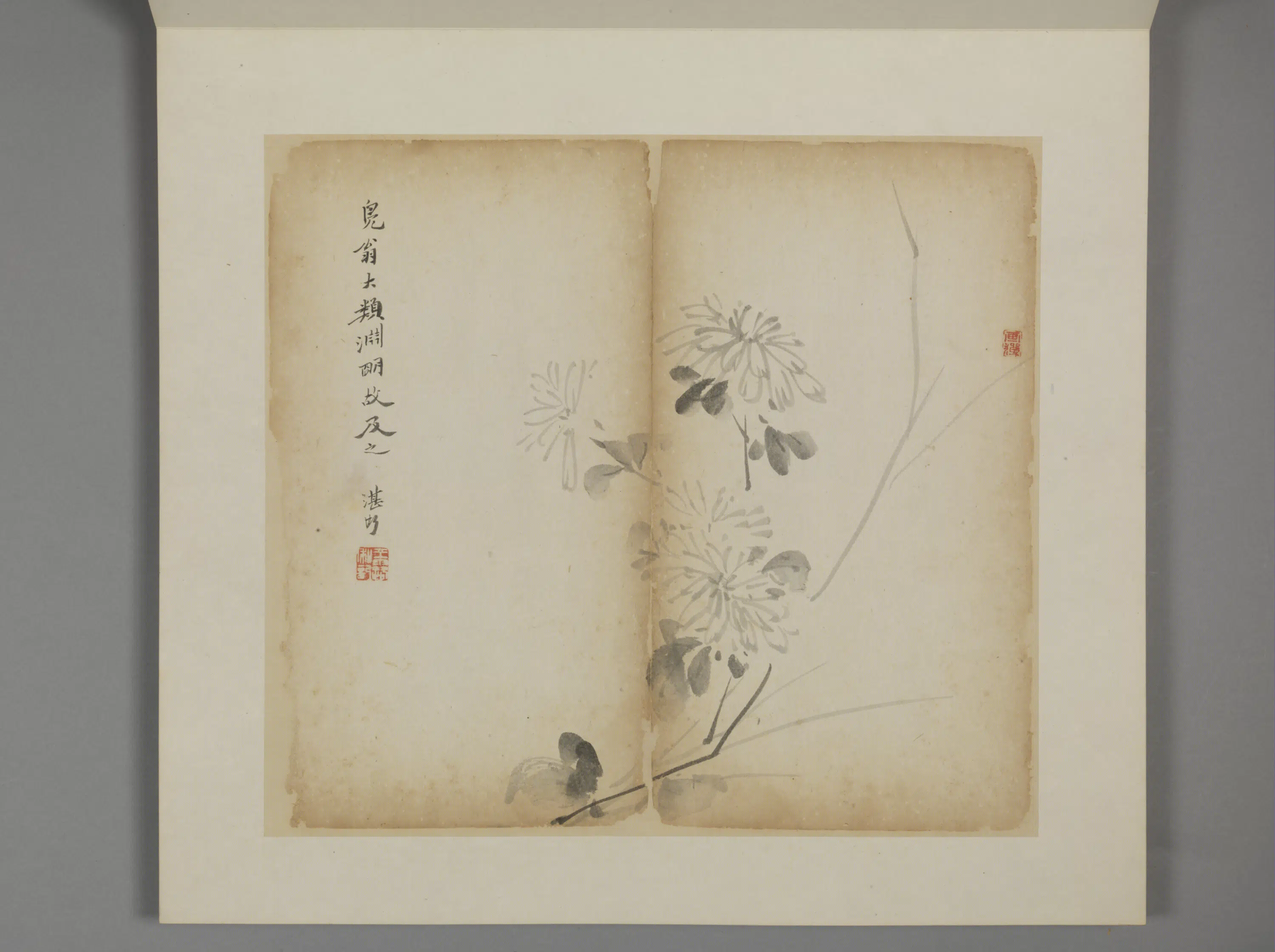 清代【王露】《花卉册》 第4张 清代【王露】《花卉册》 第4张