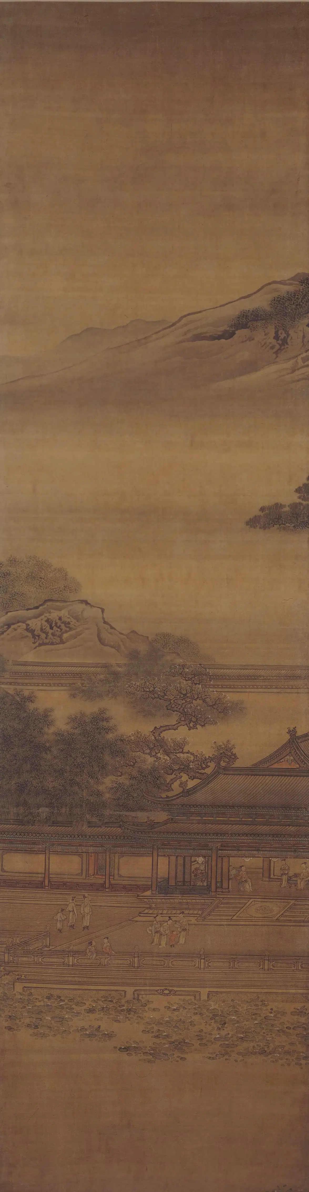 清代【袁耀】《九成宫通景屏》 第9张 清代【袁耀】《九成宫通景屏》 第9张