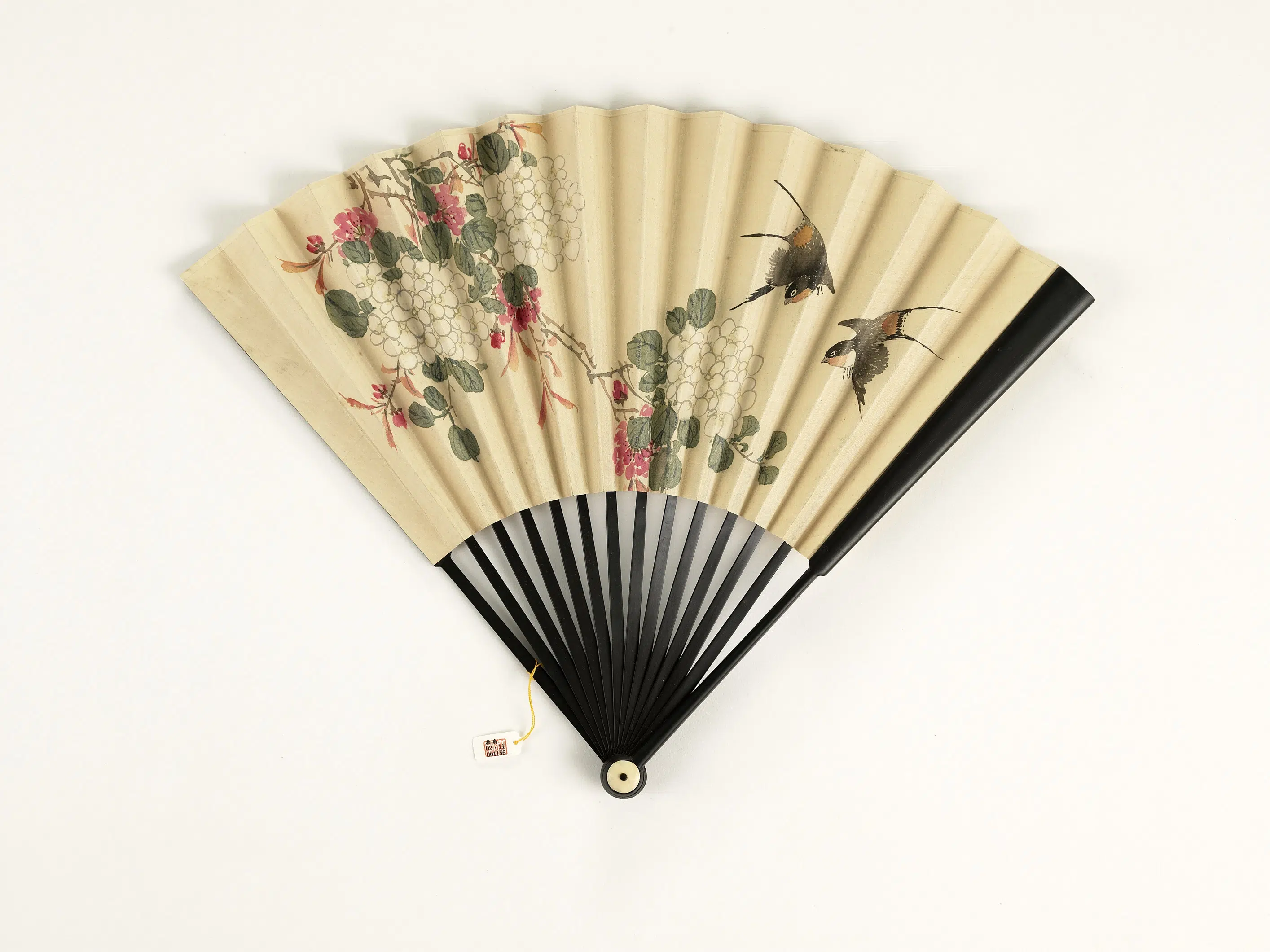 清代《清人花鸟-成扇-19》
