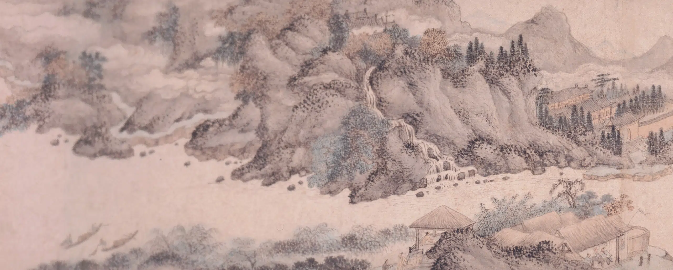 明朝【谢时臣】《江山揽胜图卷》 第6张