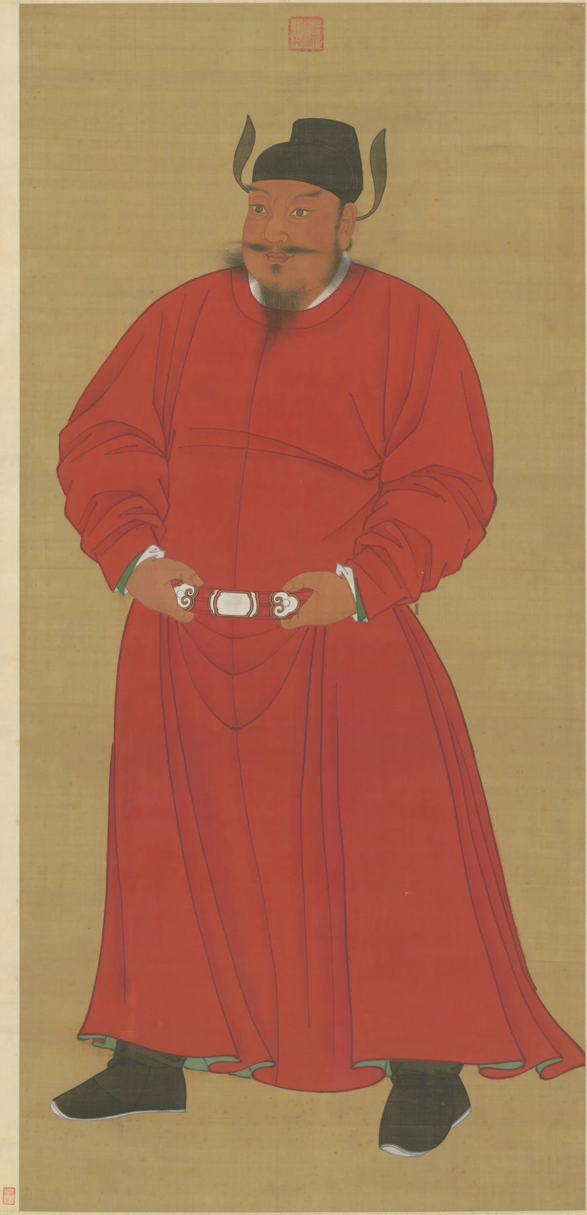 明朝【明人】《画李克用像轴》 第1张 明朝【明人】《画李克用像轴》 第1张