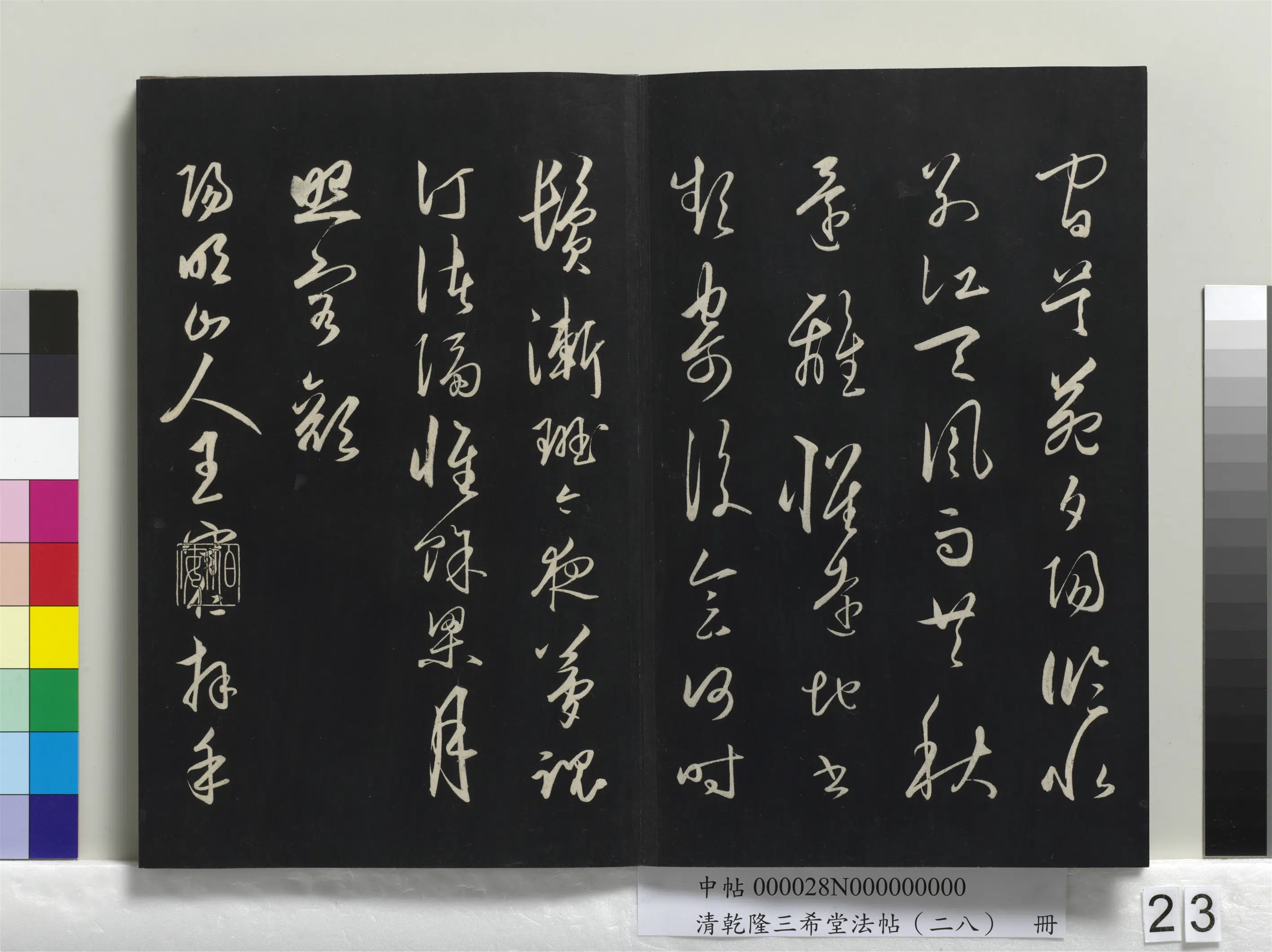 明代【王守仁(阳明)】《乾隆三希堂法帖(二十八)册-明王守仁龙江留别诗》 第9张 明代【王守仁(阳明)】《乾隆三希堂法帖(二十八)册-明王守仁龙江留别诗》 第9张