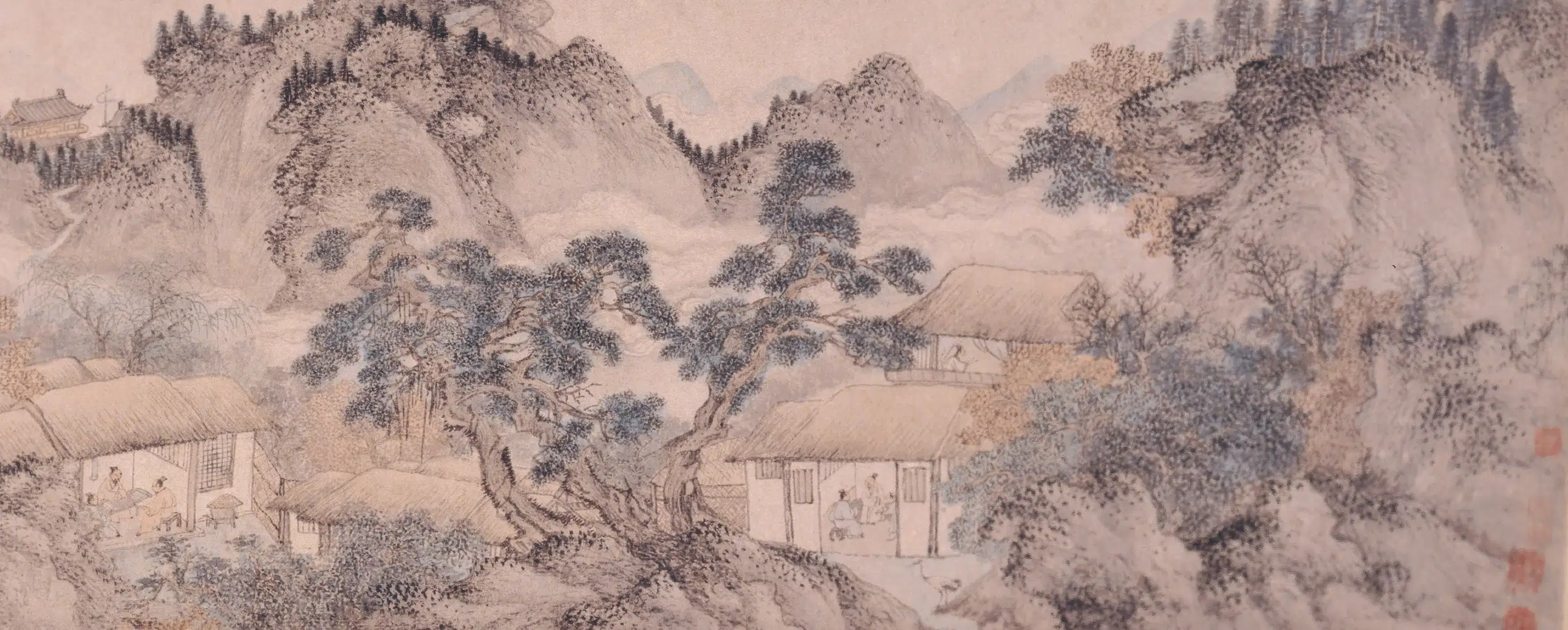 明朝【谢时臣】《江山揽胜图卷》 第8张