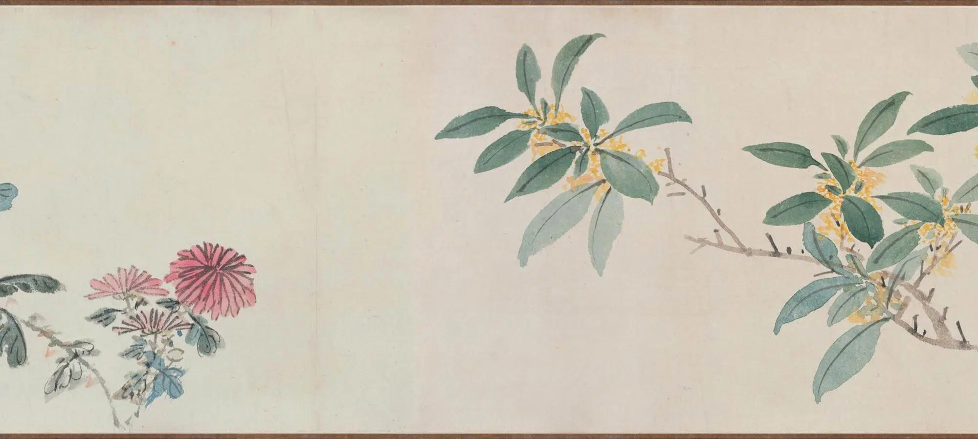 明朝【孙克弘】《花卉图卷》 第4张 明朝【孙克弘】《花卉图卷》 第4张