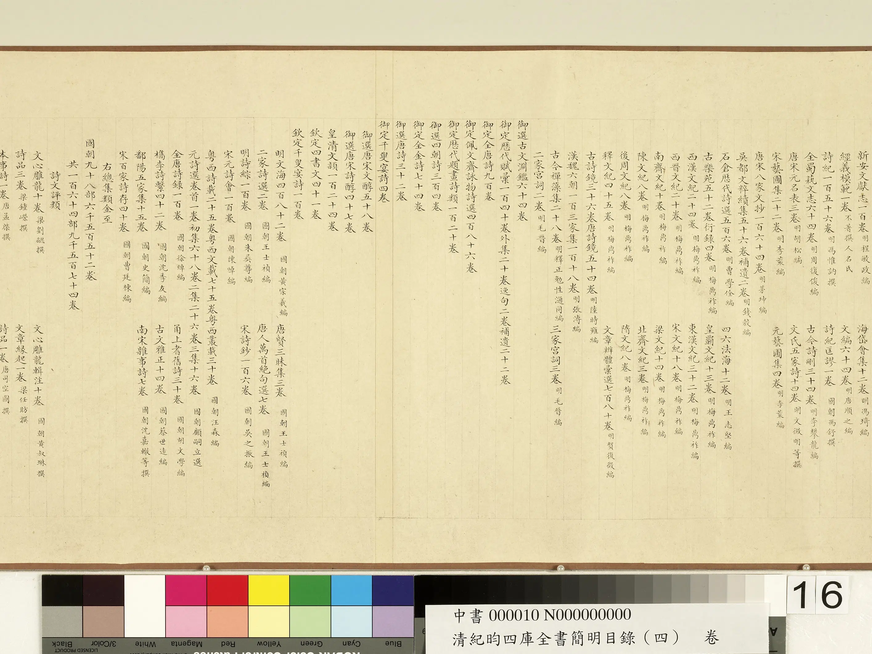 清代【纪昀（盷）】《钦定四库全书简明目录（集部）卷》 第8张