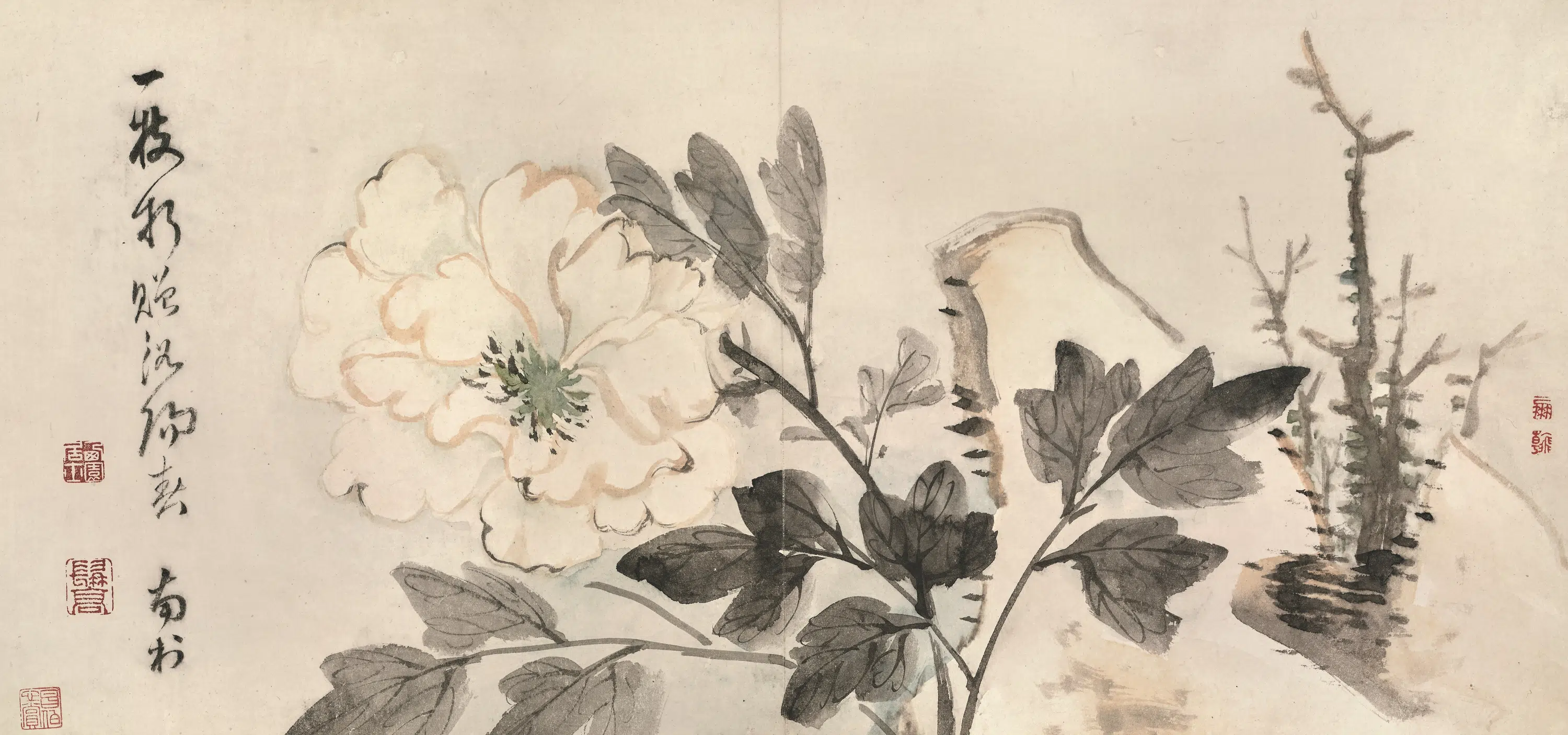清代【高凤翰】《山水花卉图册》 第7张 清代【高凤翰】《山水花卉图册》 第7张