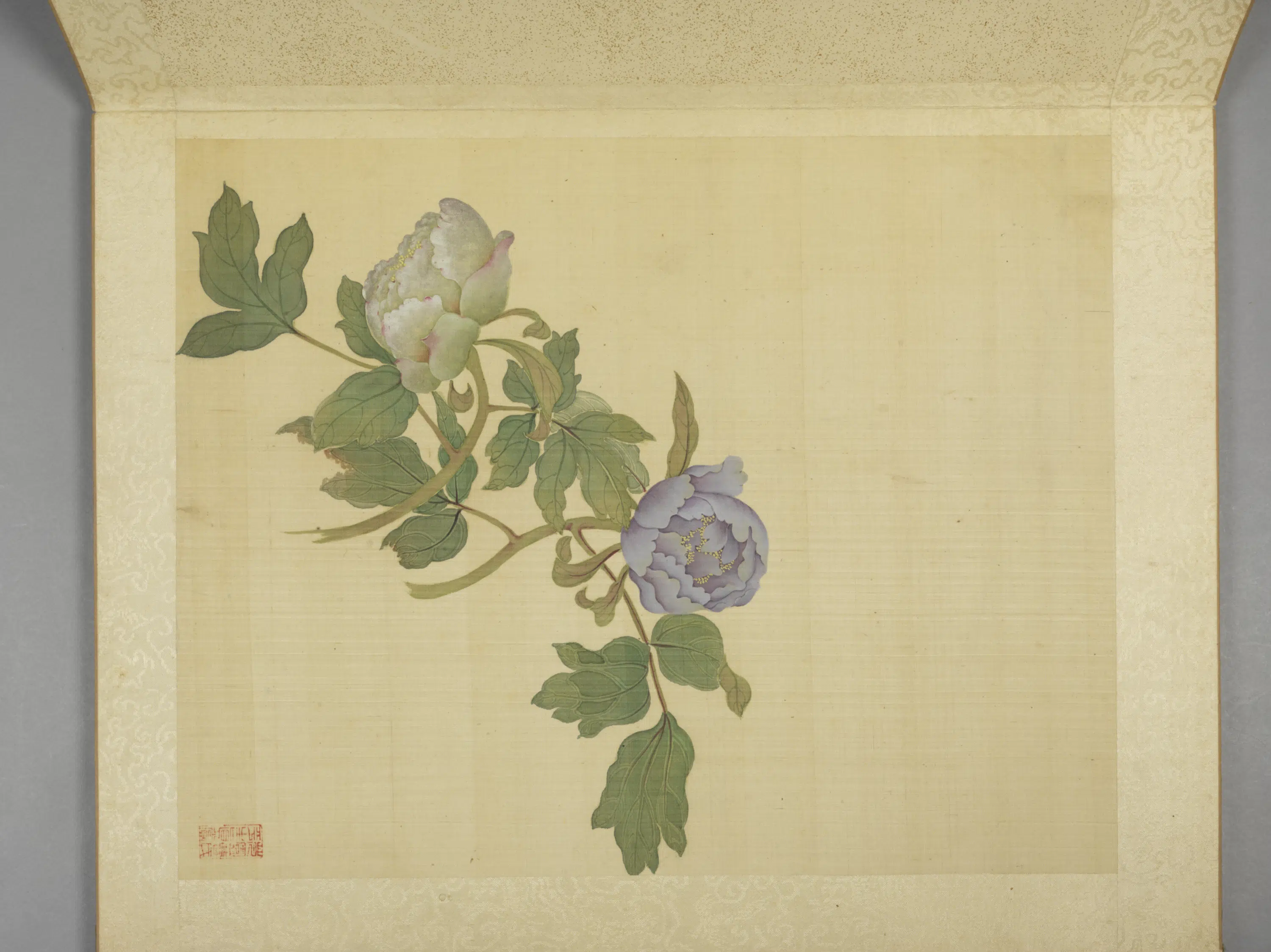 清代【蒋廷锡】《牡丹十六种册》