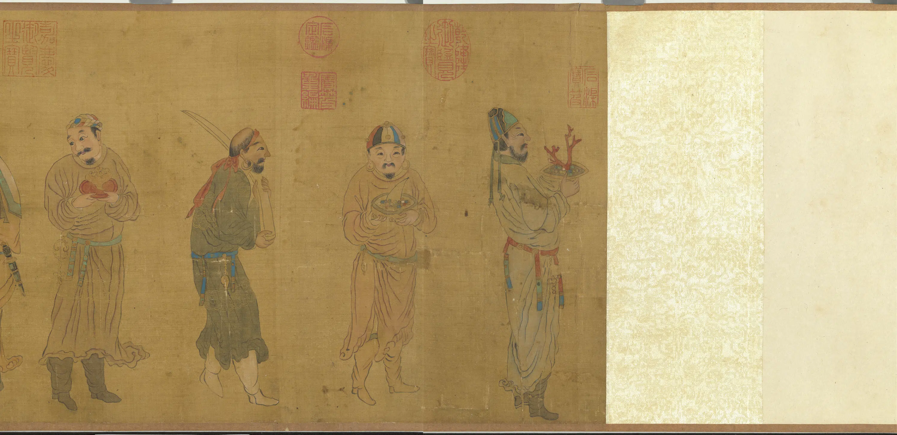 宋-元朝【钱选】《西旅贡獒图卷》 第3张 宋-元朝【钱选】《西旅贡獒图卷》 第3张
