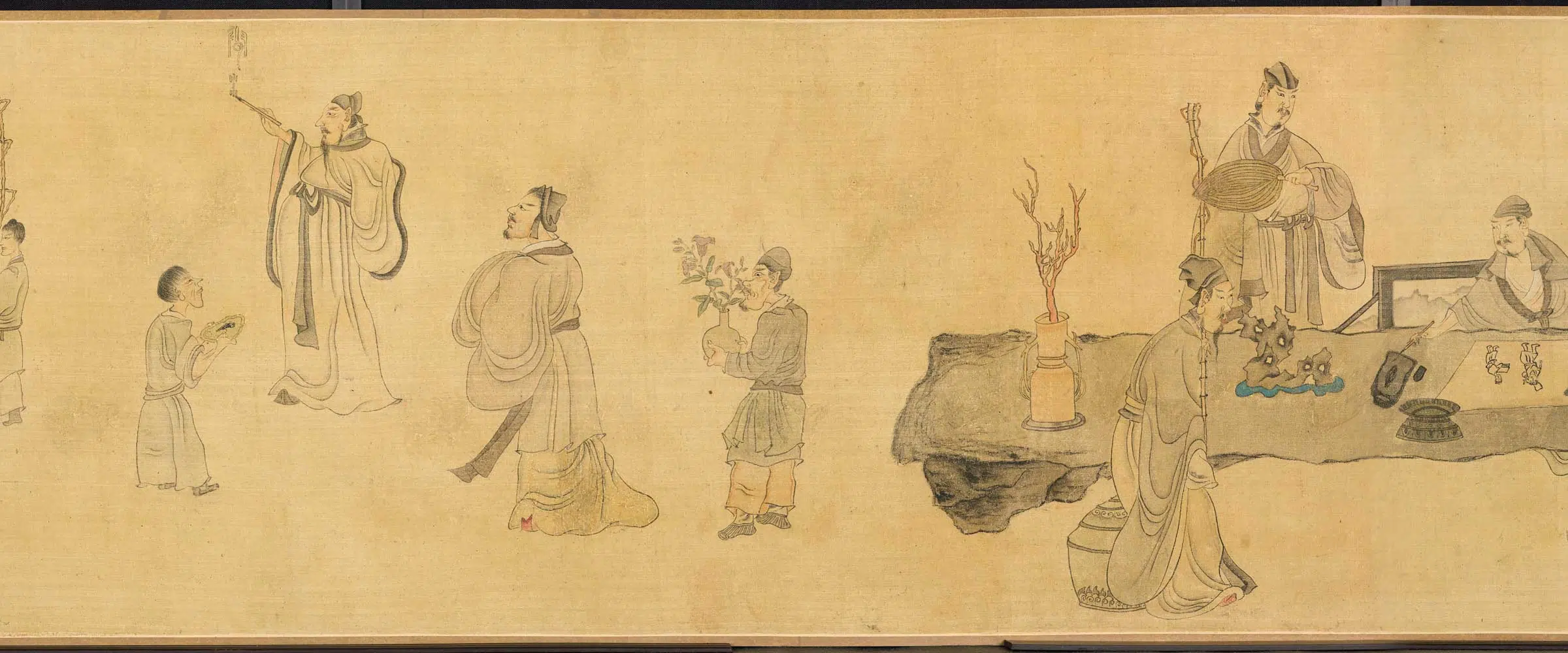 明朝【陈洪绶】《西园图卷》 第4张 明朝【陈洪绶】《西园图卷》 第4张