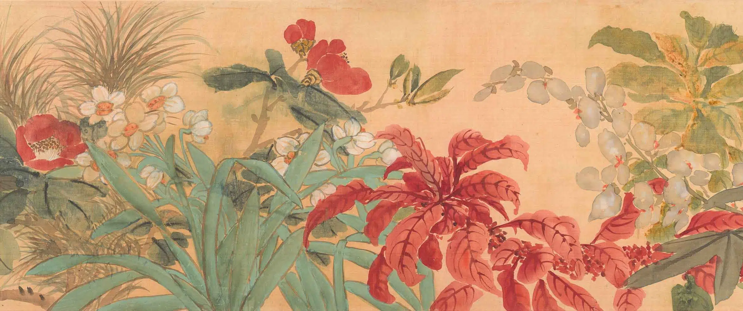 清代【任熊】《花卉图卷》 第4张