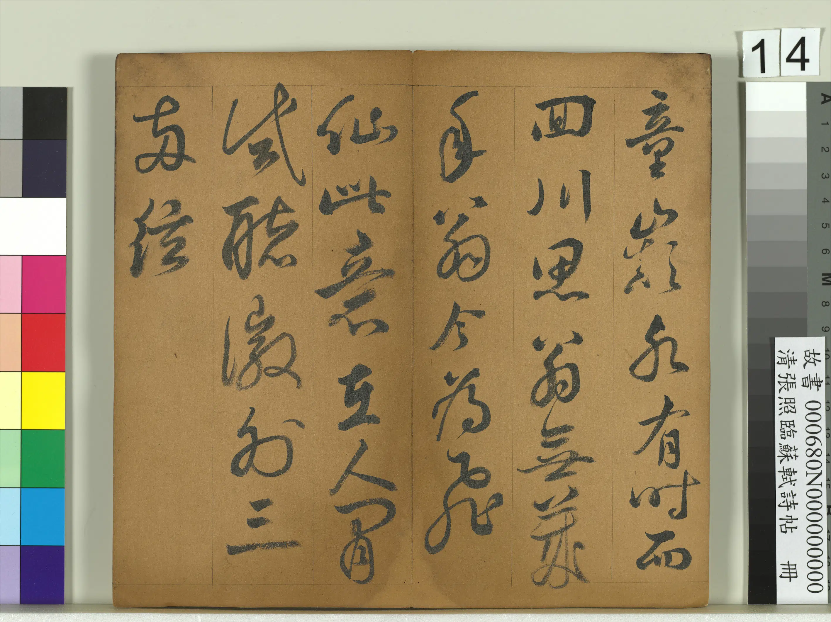 清代【张照】《临苏轼诗帖册》 第6张