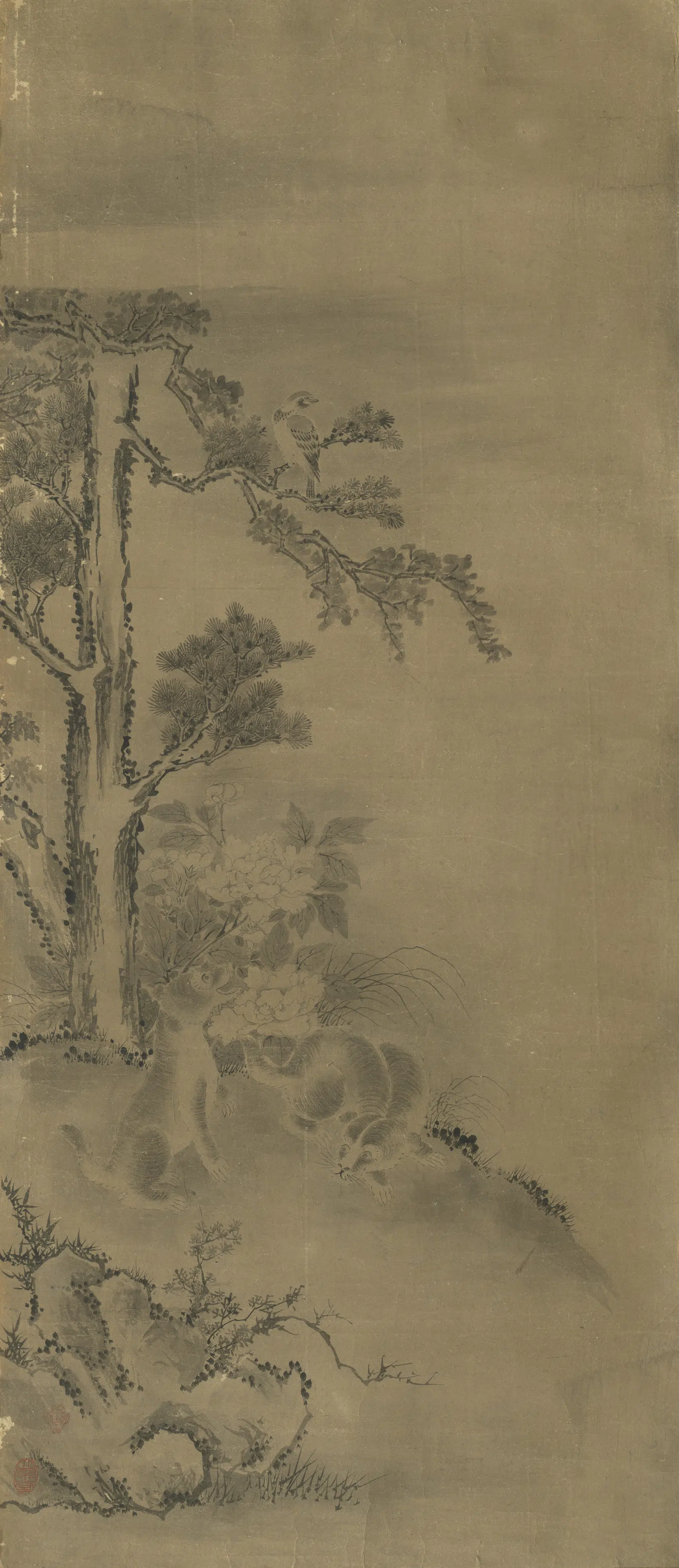 《无款花鸟屏风六幅单片》 第2张 《无款花鸟屏风六幅单片》 第2张