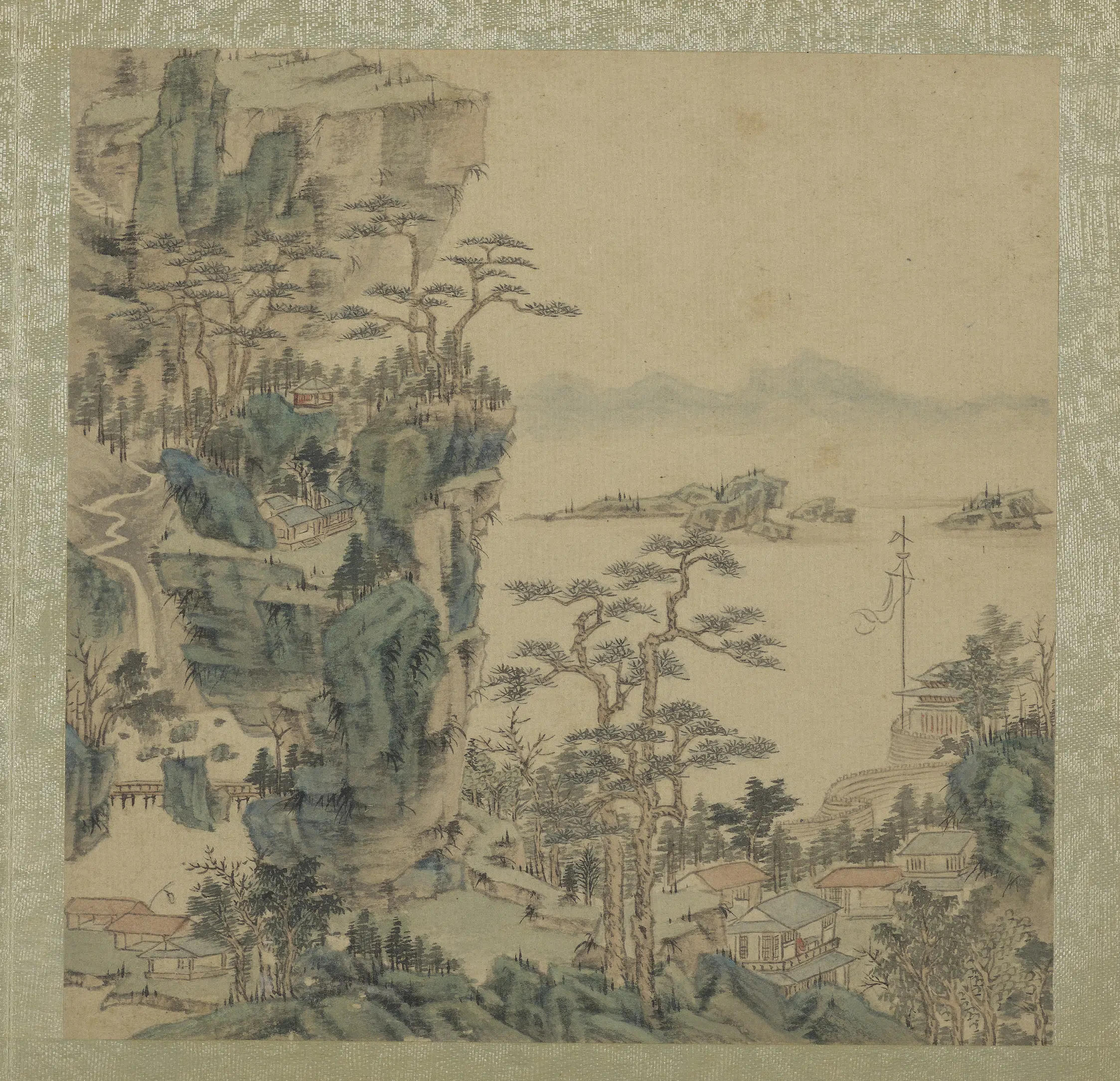 清代【王翚】《拟古山水画册》