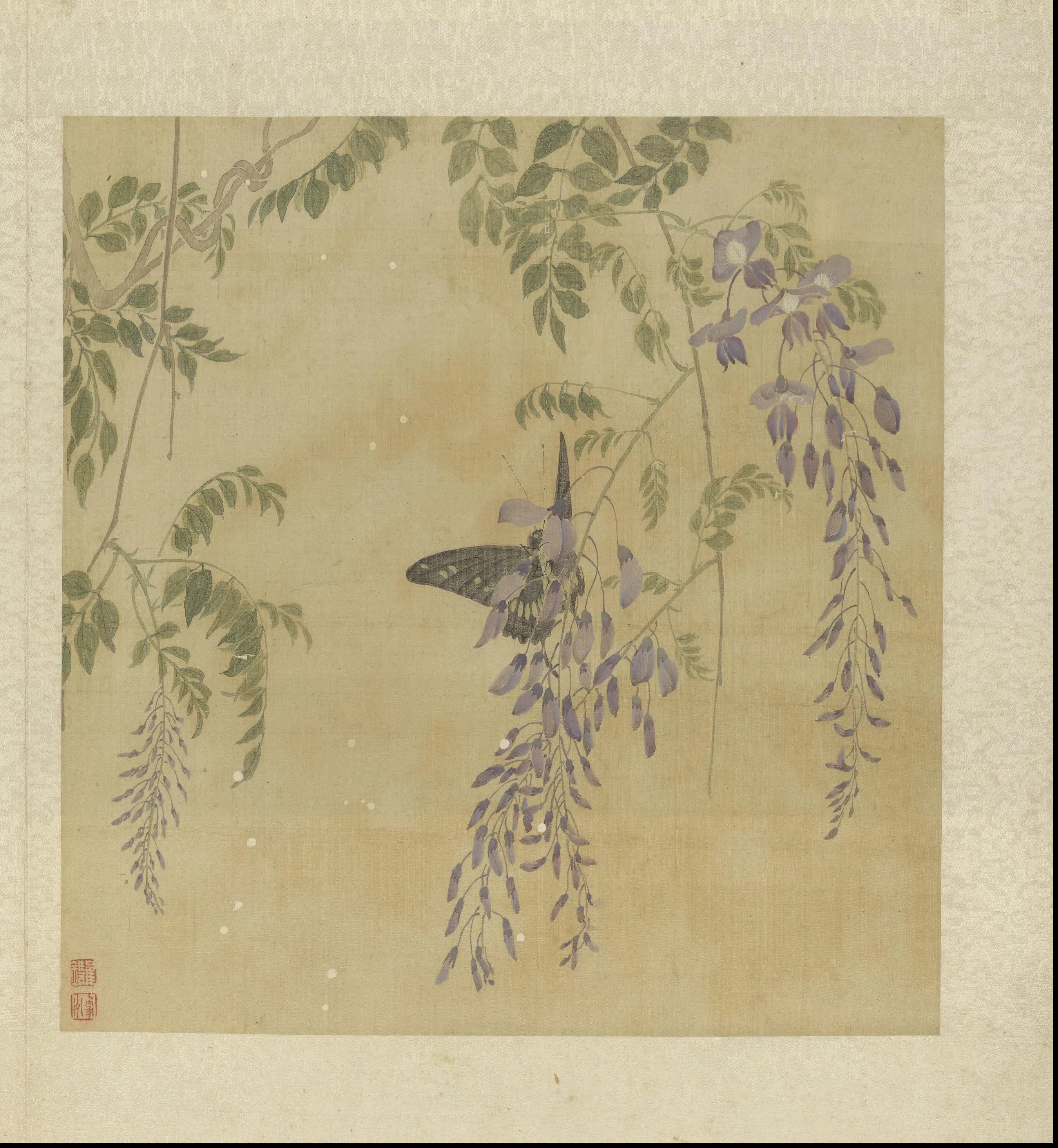 清代【崔鏏】《花卉草虫图册》 第10张