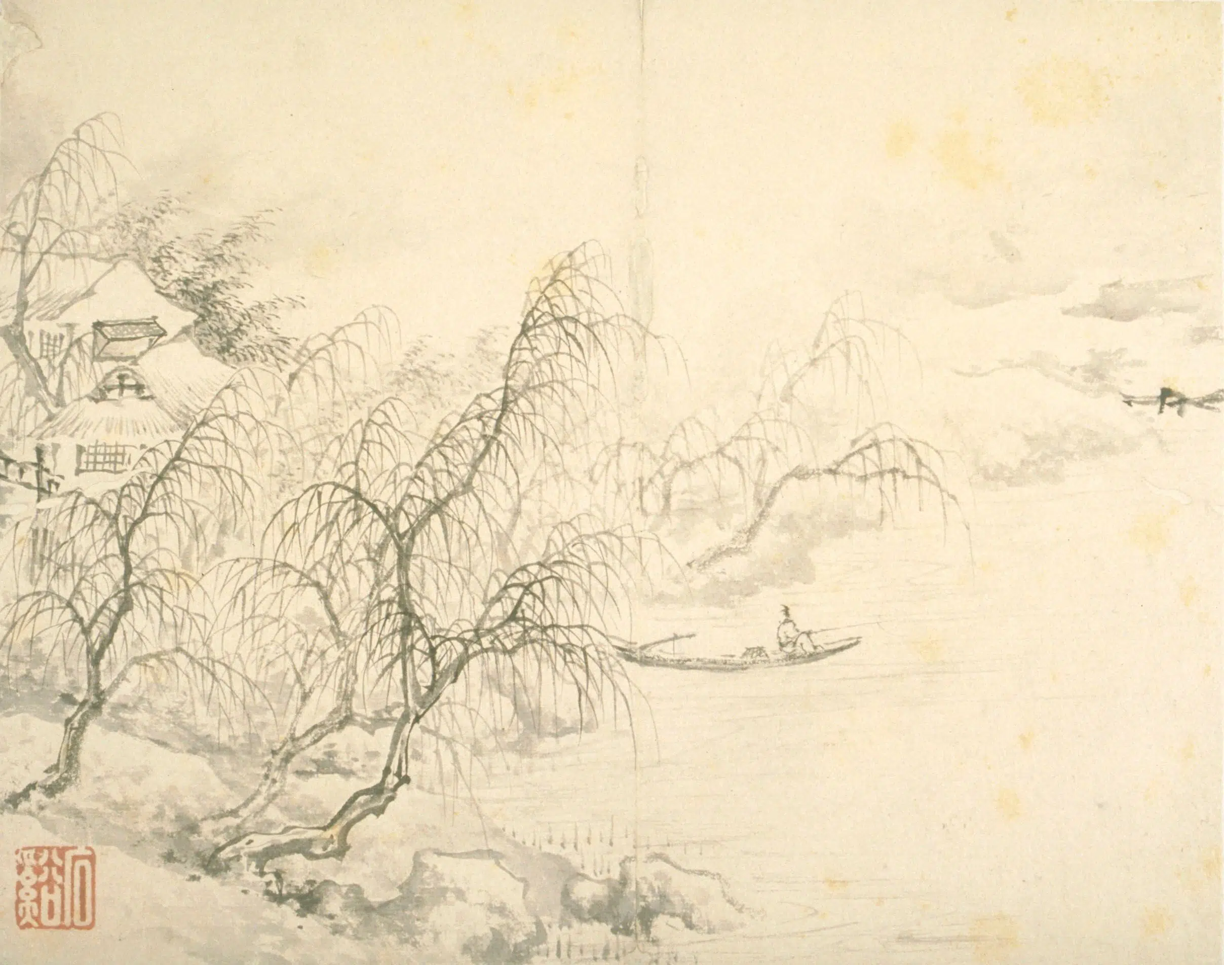 清代【髡残】《山水册》