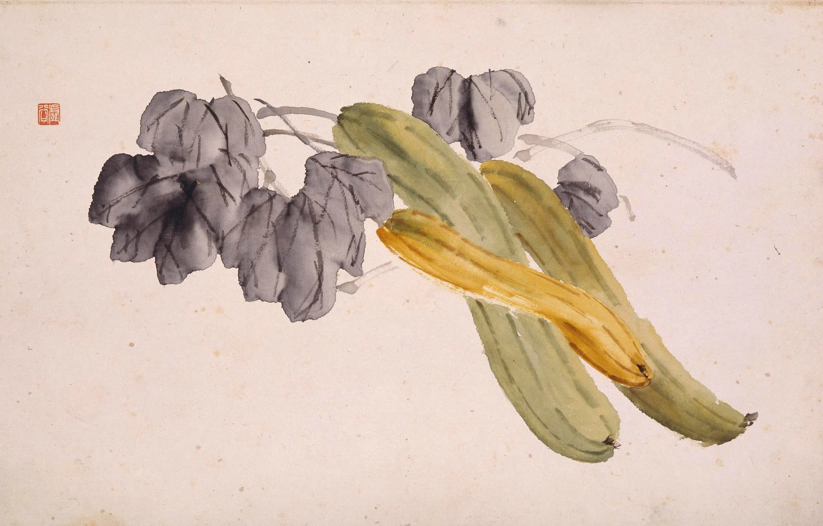 清代【虚谷】《花果册》 第8张