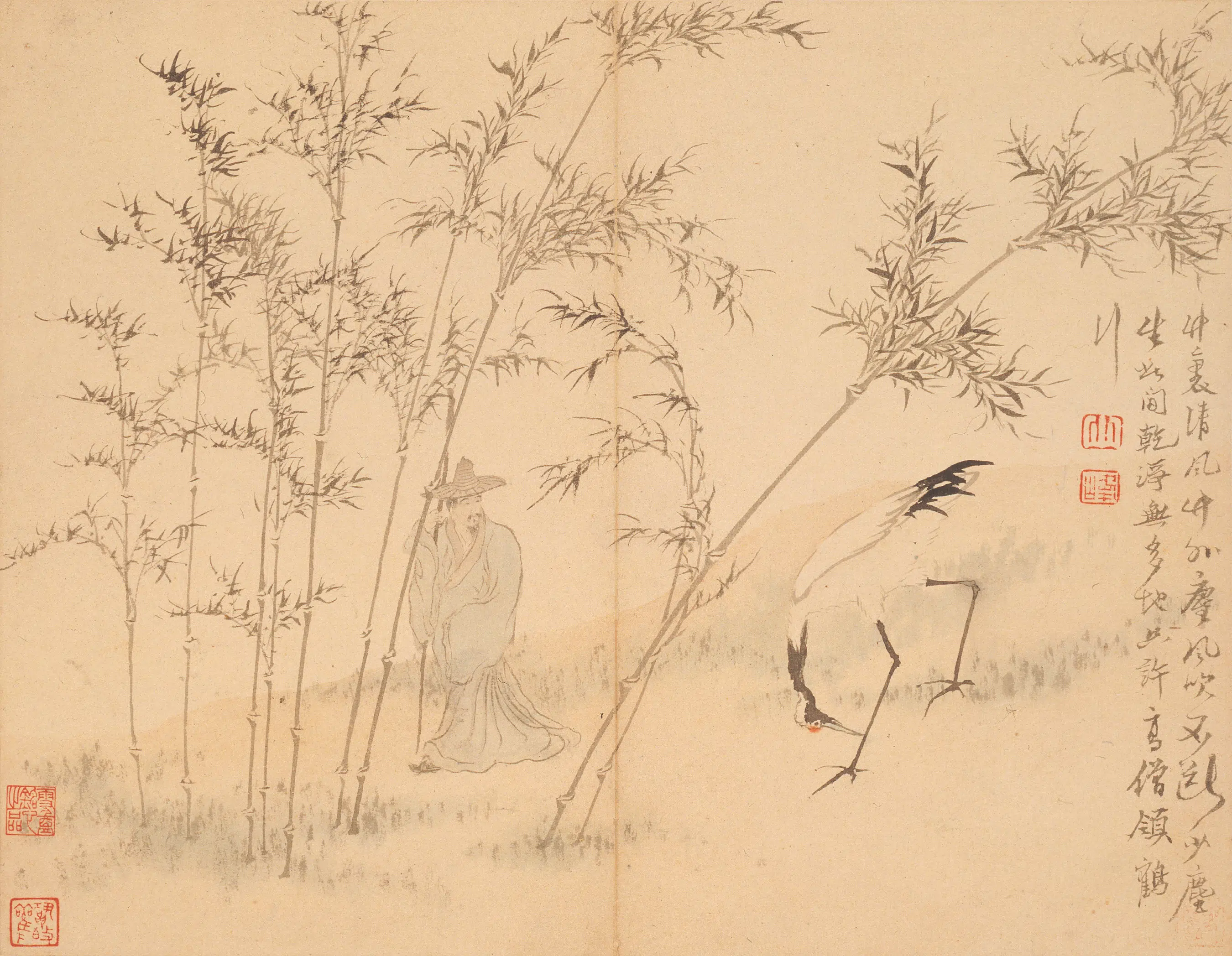 清代【罗聘】《山水花卉册》 第6张 清代【罗聘】《山水花卉册》 第6张