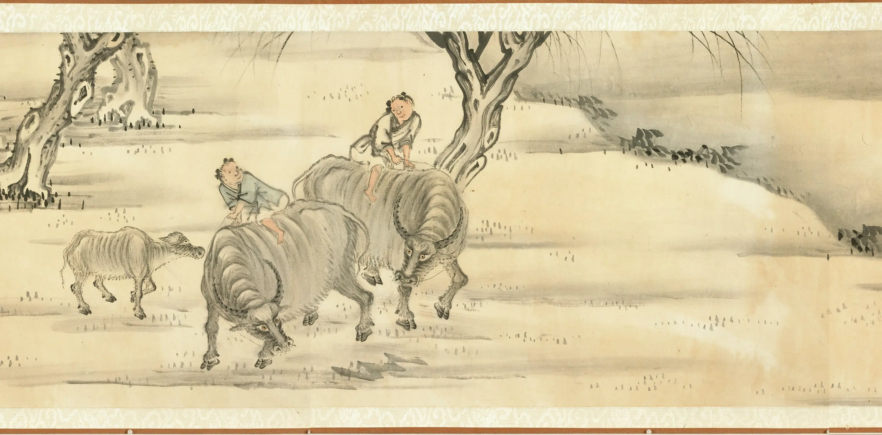 【淮南大布衣】《淮南大布衣九牧图卷》 第2张