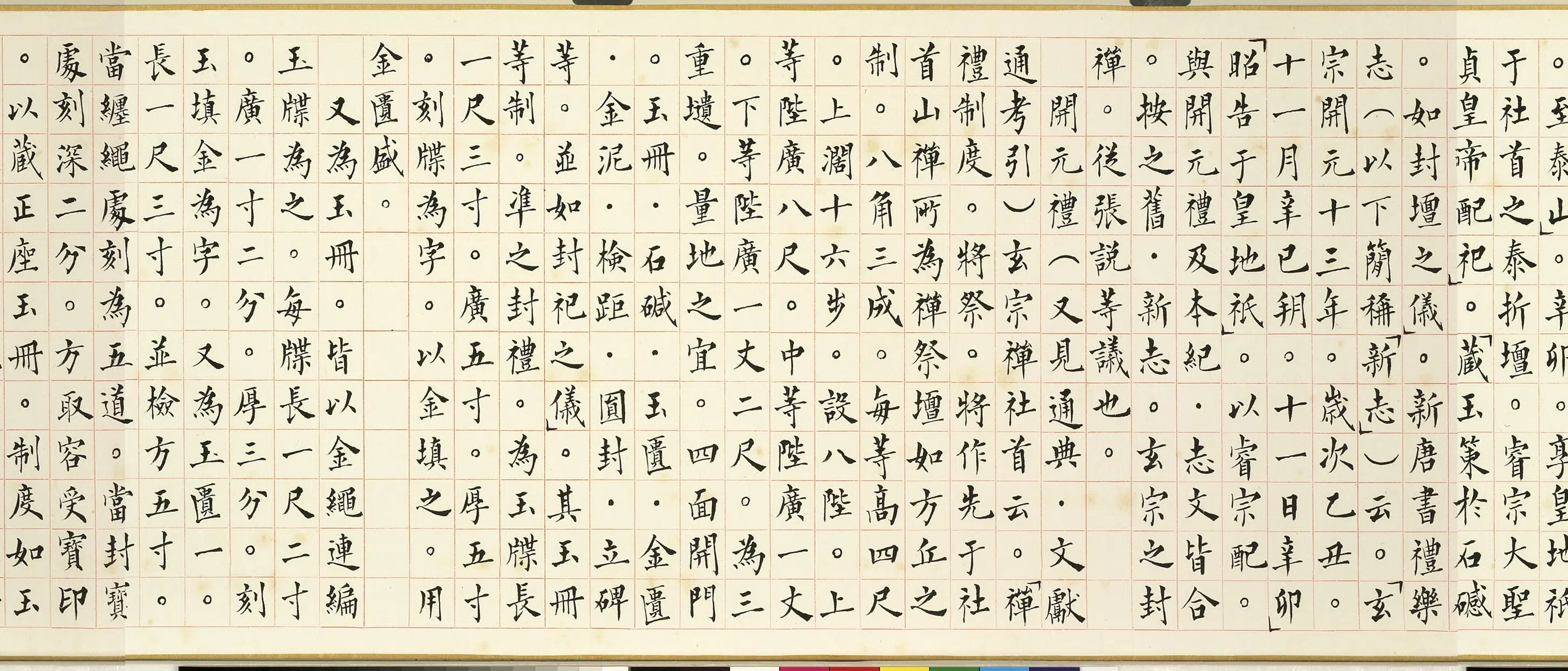 唐朝【李隆基】《唐玄宗宋真宗禅地祇玉册墨拓本卷》 第12张