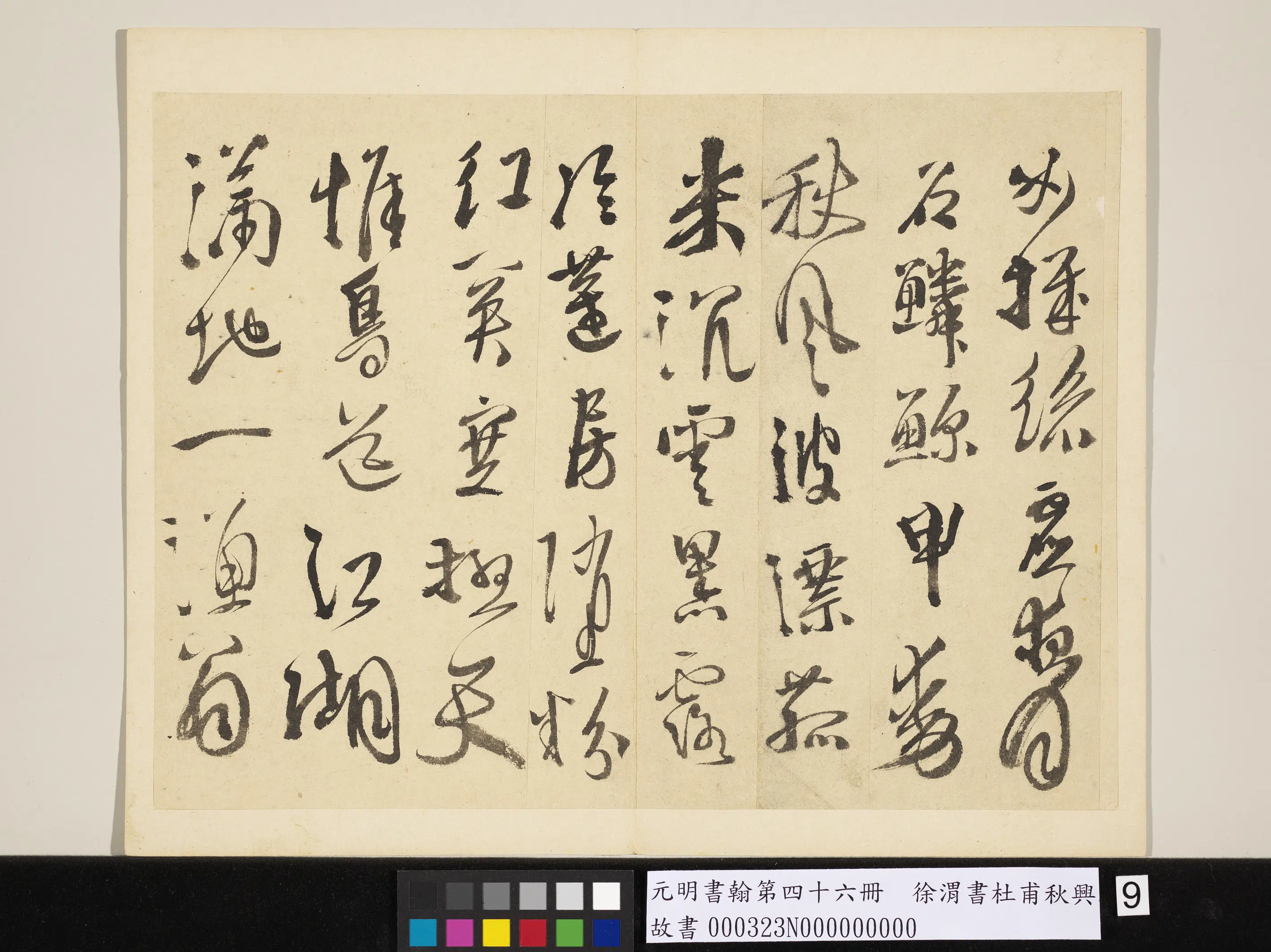明朝【徐渭】《书杜甫秋兴八首-元明书翰第四十六册》 第11张