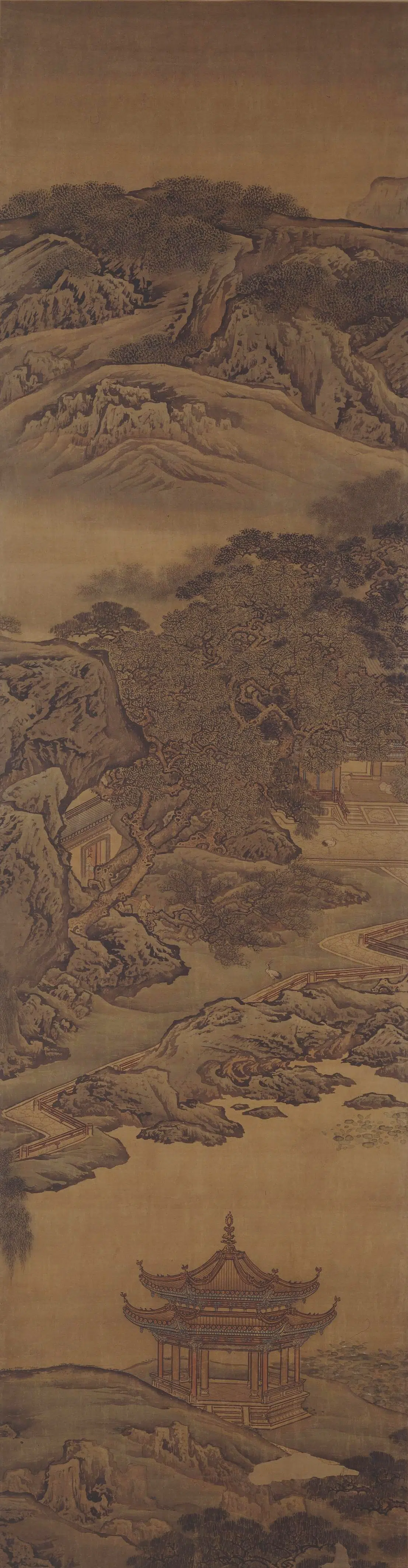 清代【袁耀】《九成宫通景屏》 第2张 清代【袁耀】《九成宫通景屏》 第2张