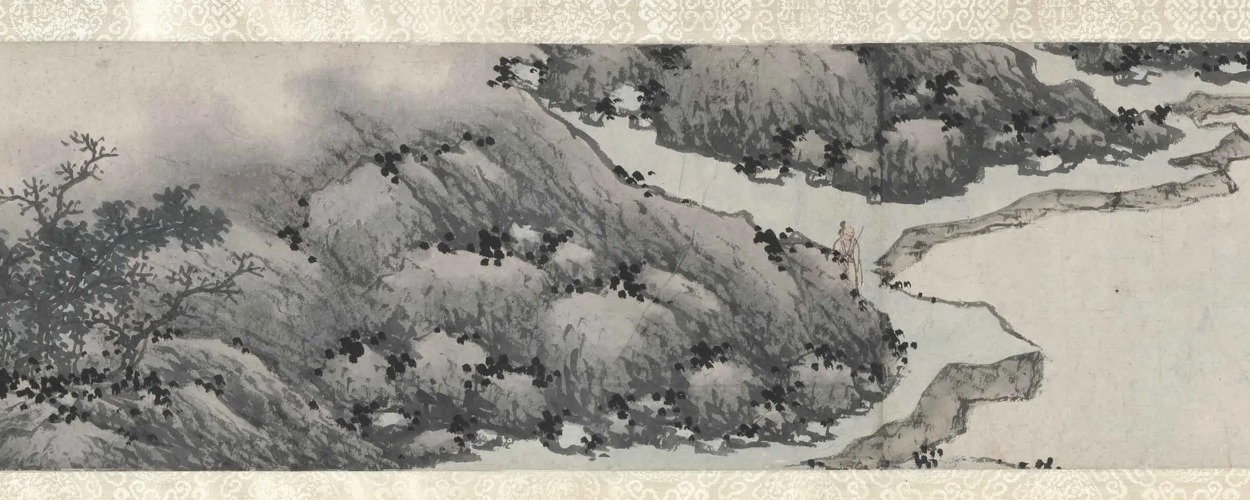明朝【沈周】《江南风景图卷》 第9张