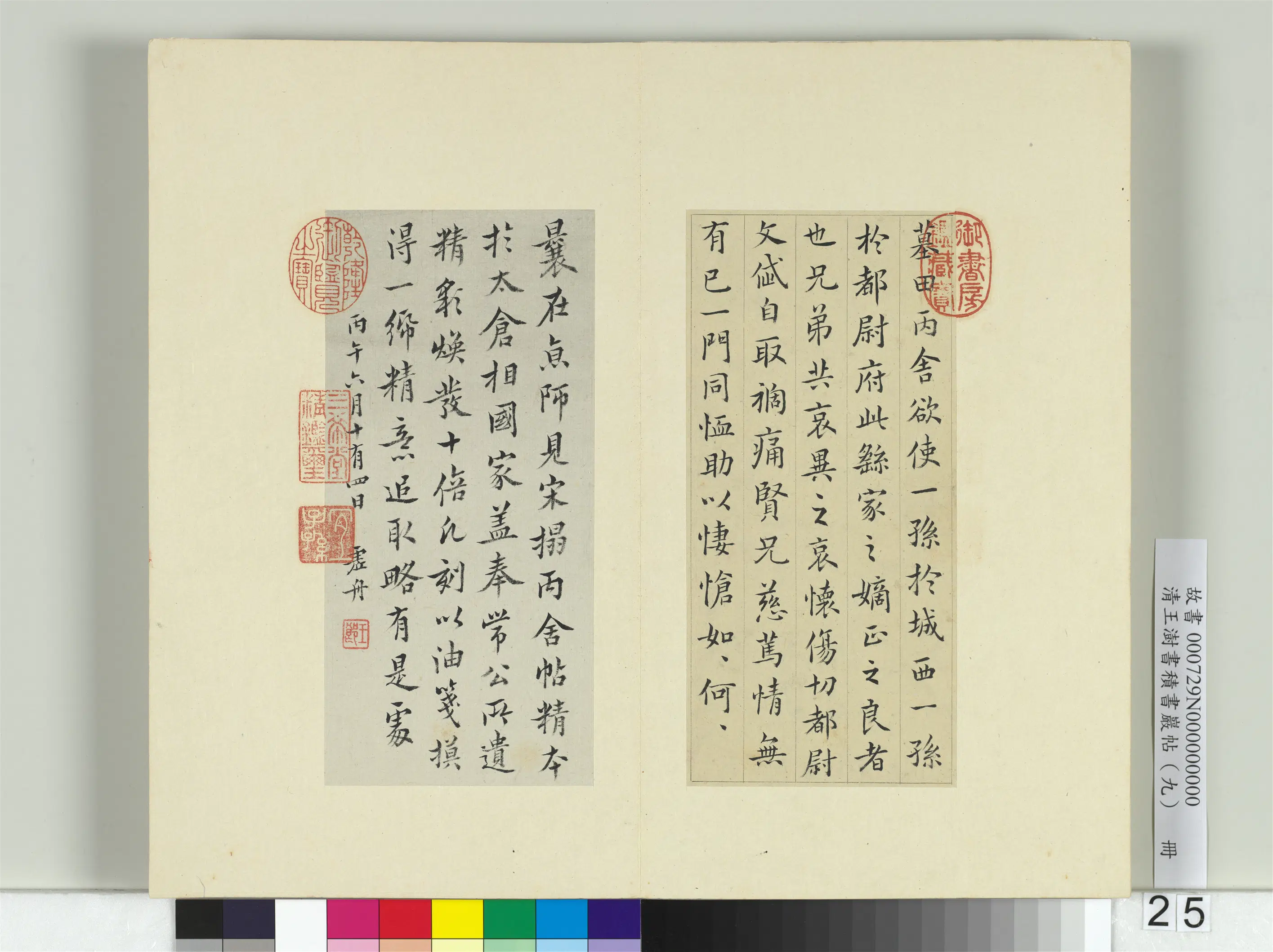 清代【王澍】《书积书岩帖（九）册》