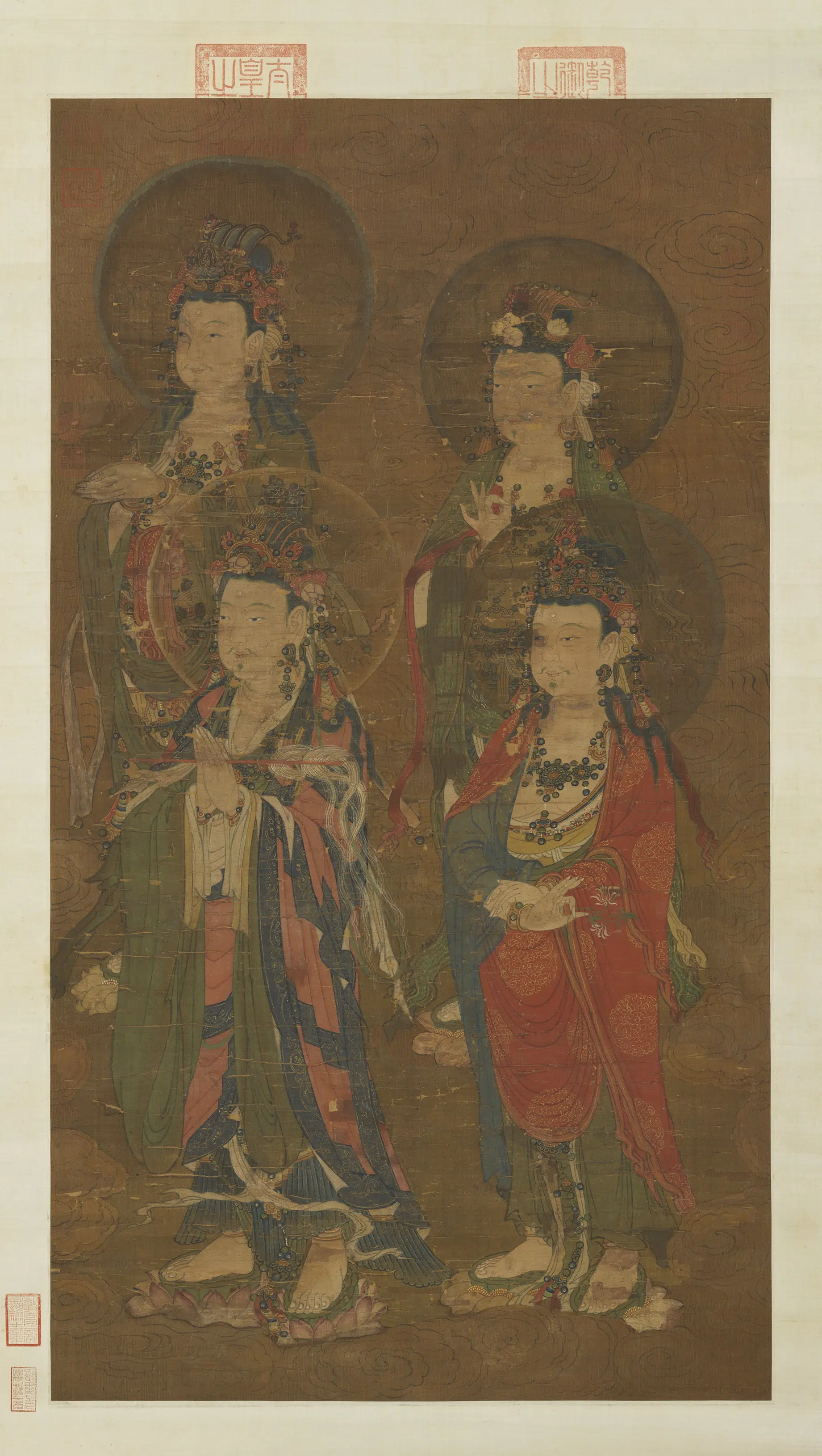 元代《元人说经图轴-3》