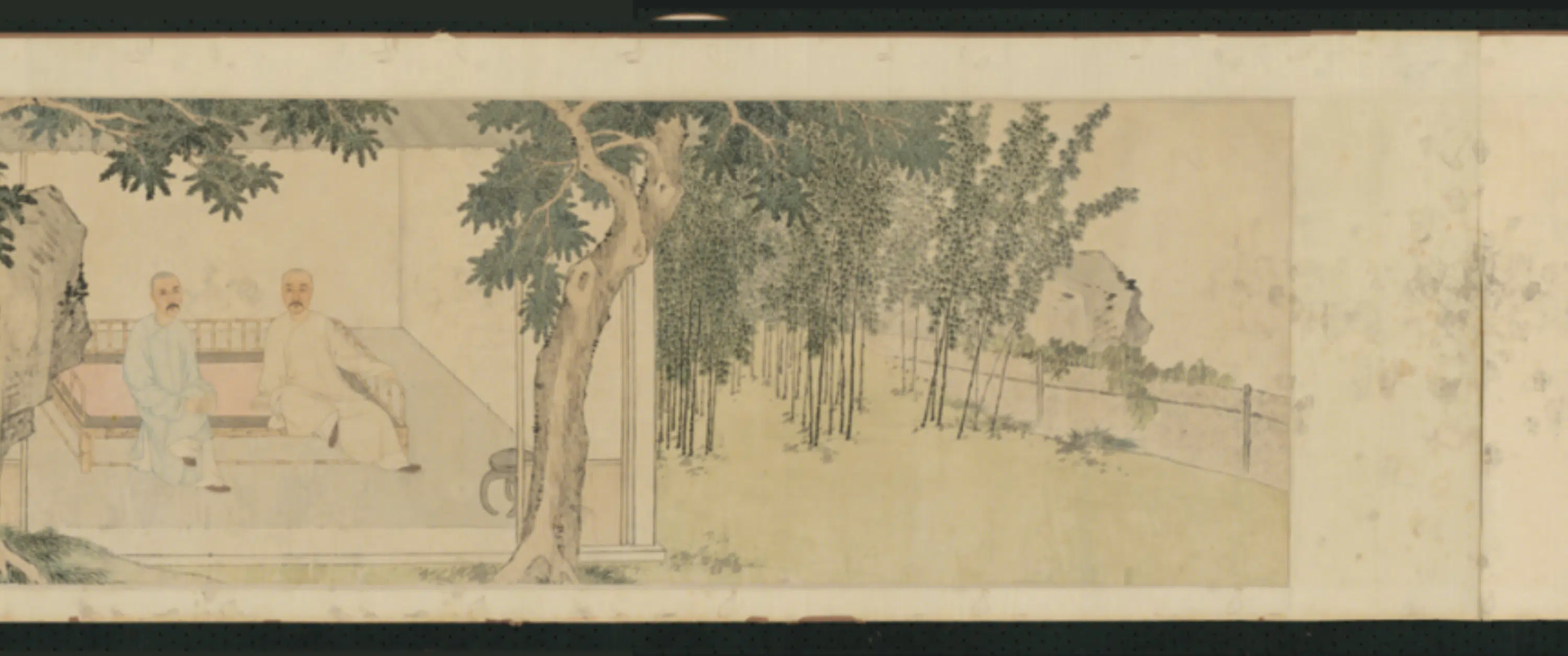 清代【铁保】《华冠画阆峰联林对雨像卷》 第2张