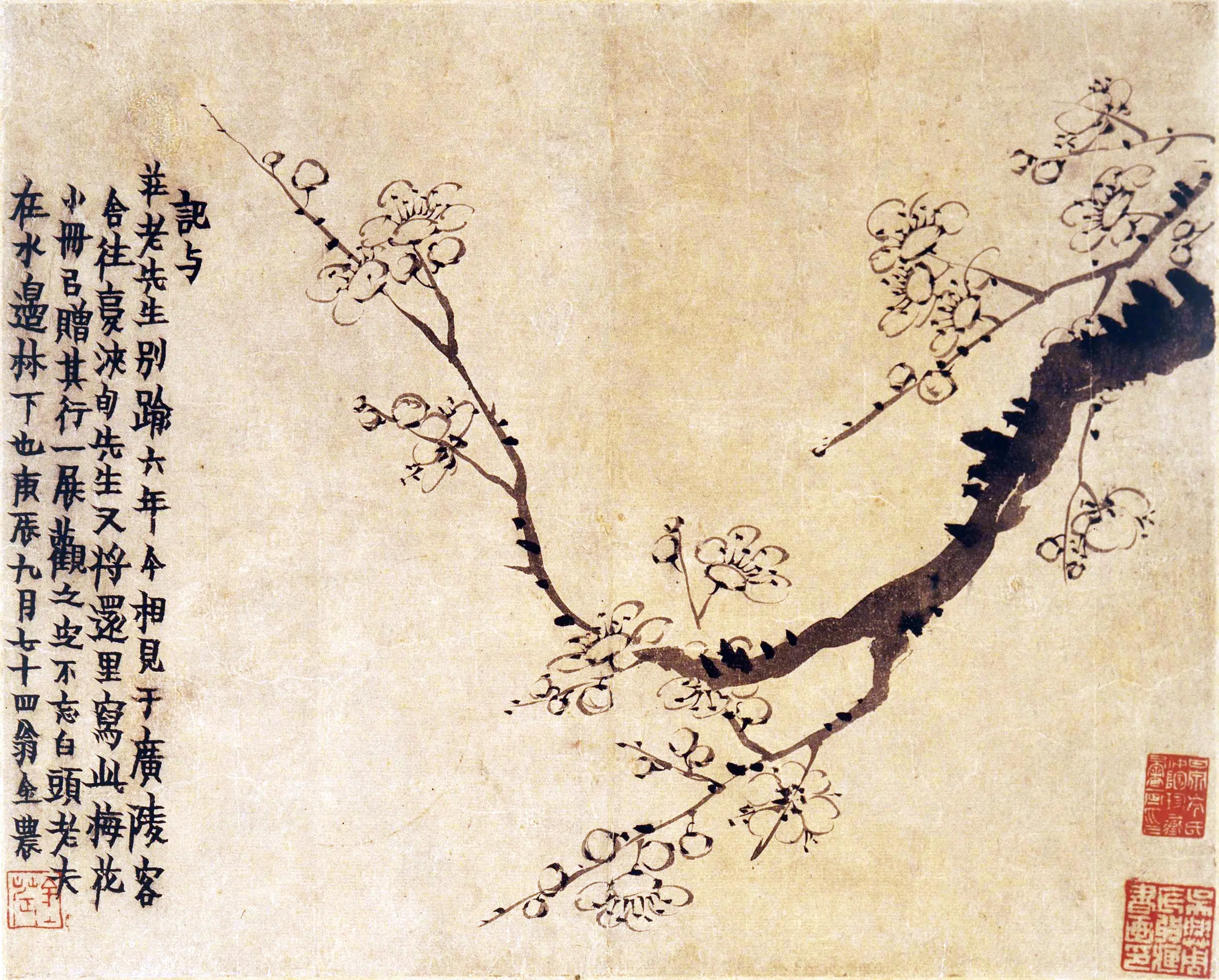 清代【金农】《人物花卉册》 第3张