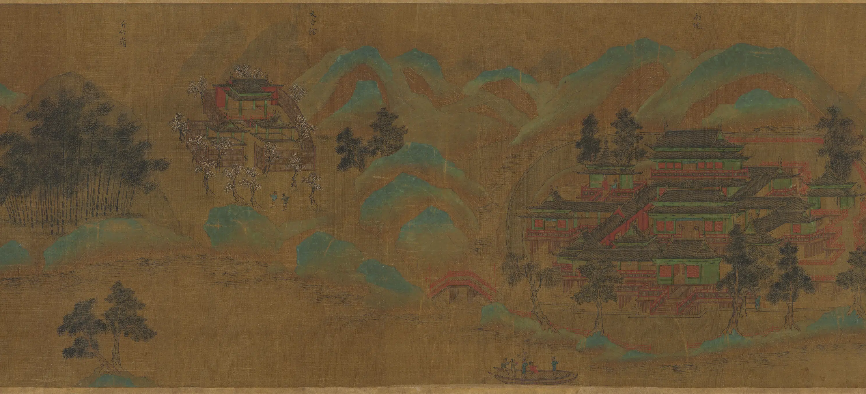 北宋【郭忠恕】《仿王摩诘辋川图卷》 第4张 北宋【郭忠恕】《仿王摩诘辋川图卷》 第4张
