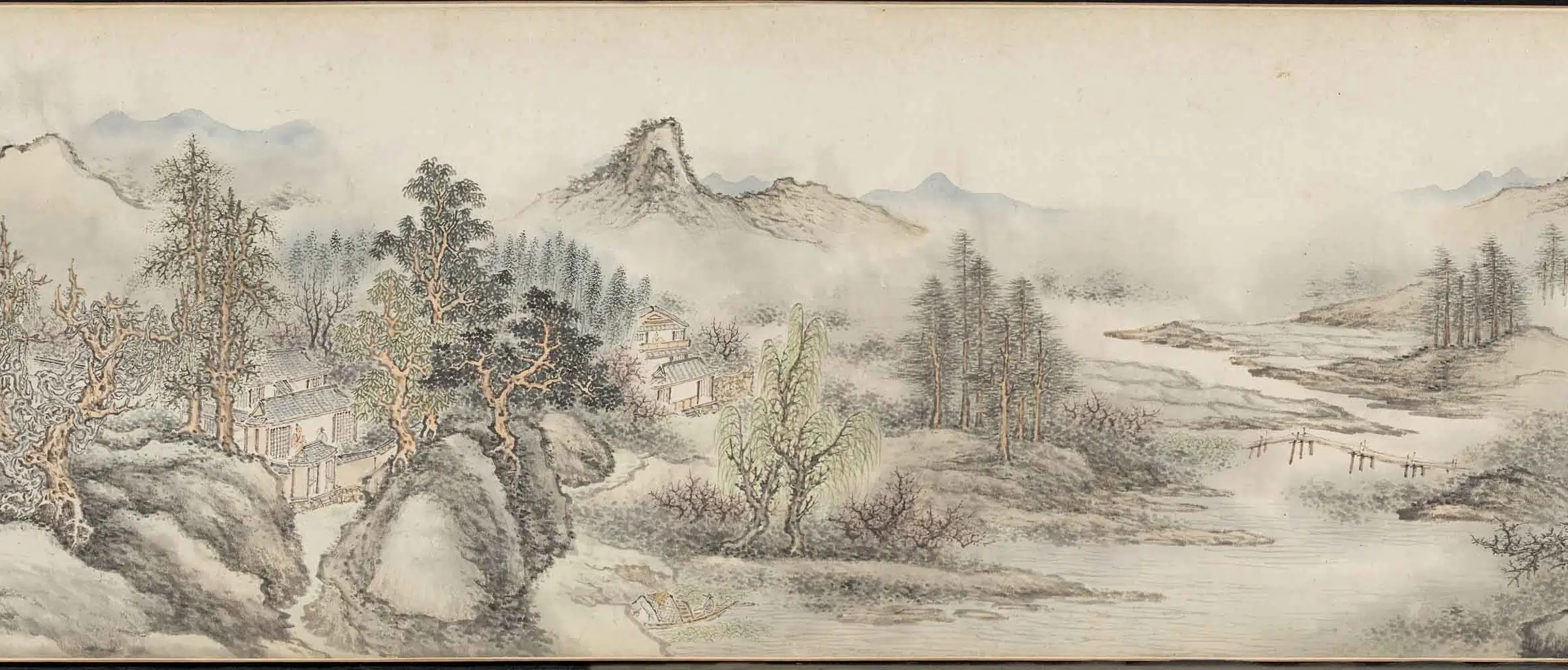明朝【蒋蔼】《云山变幻图卷》 第3张