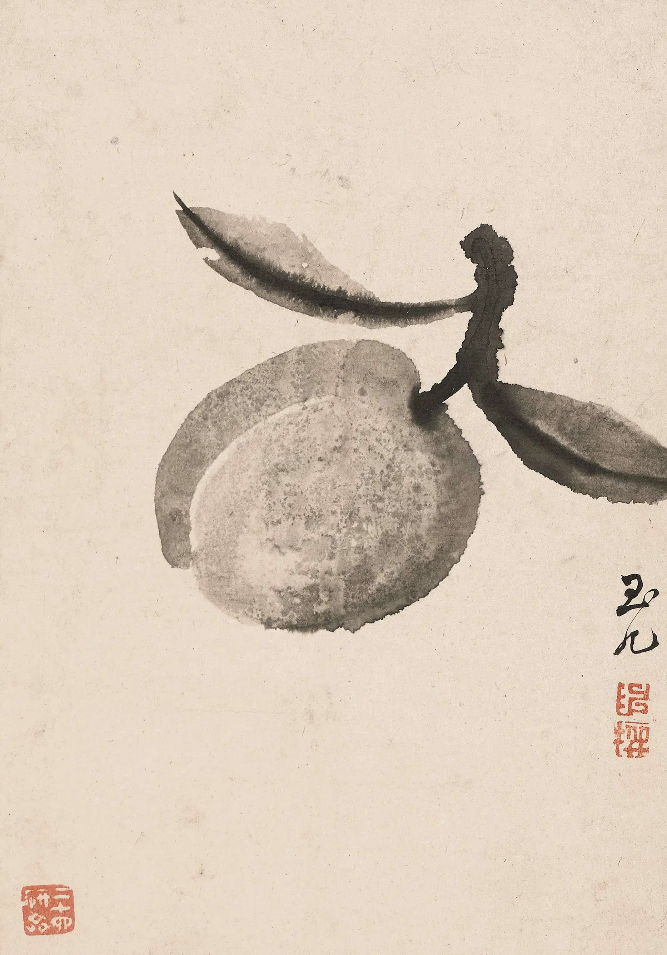 清代【陈撰】《果品花卉图册》 第12张 清代【陈撰】《果品花卉图册》 第12张