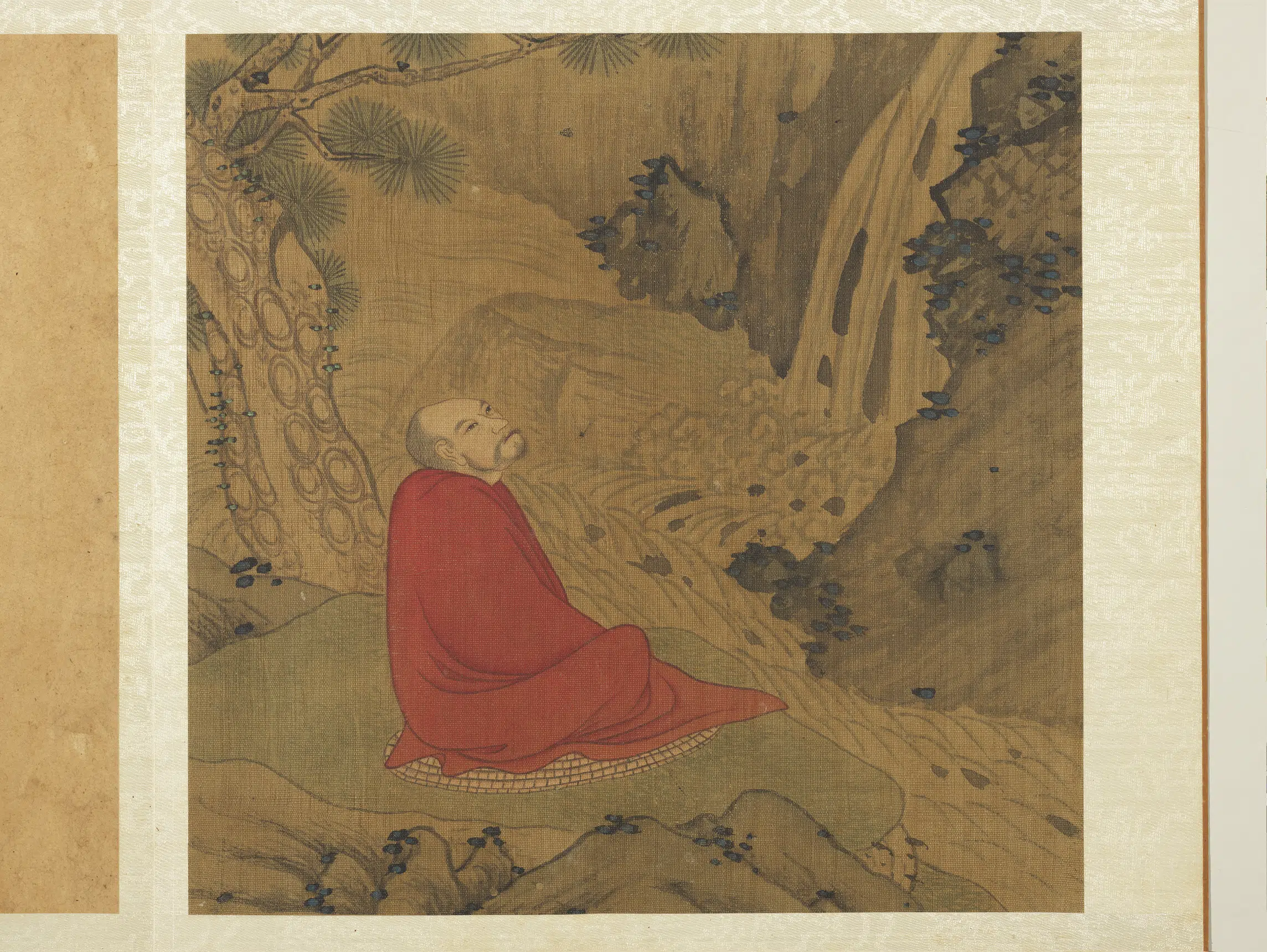 宋代《宋人十六应真像册-应真像（七）》