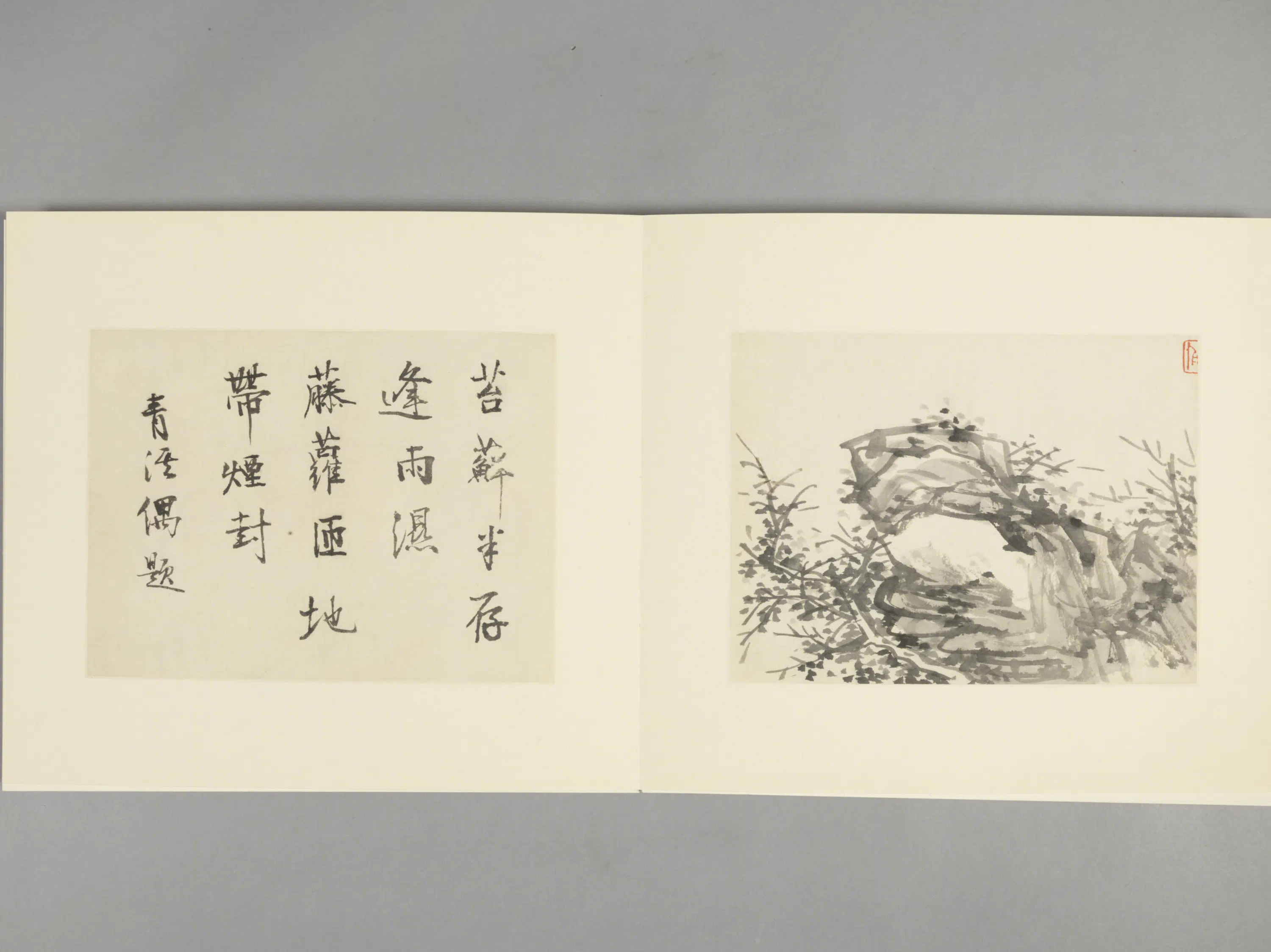 清代【程正揆】《山水图册（15开）》 第15张